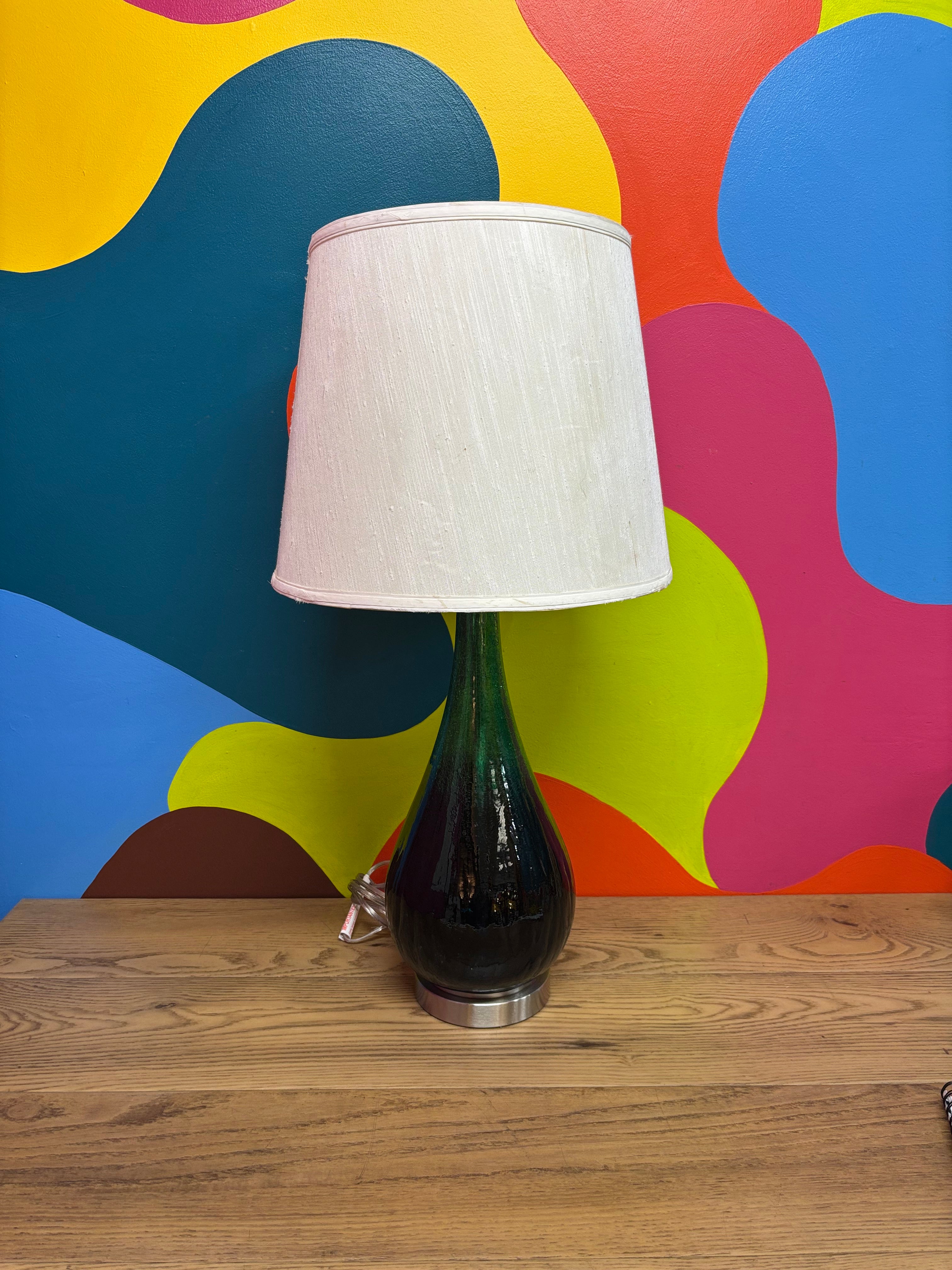 Green Ombre Lamp