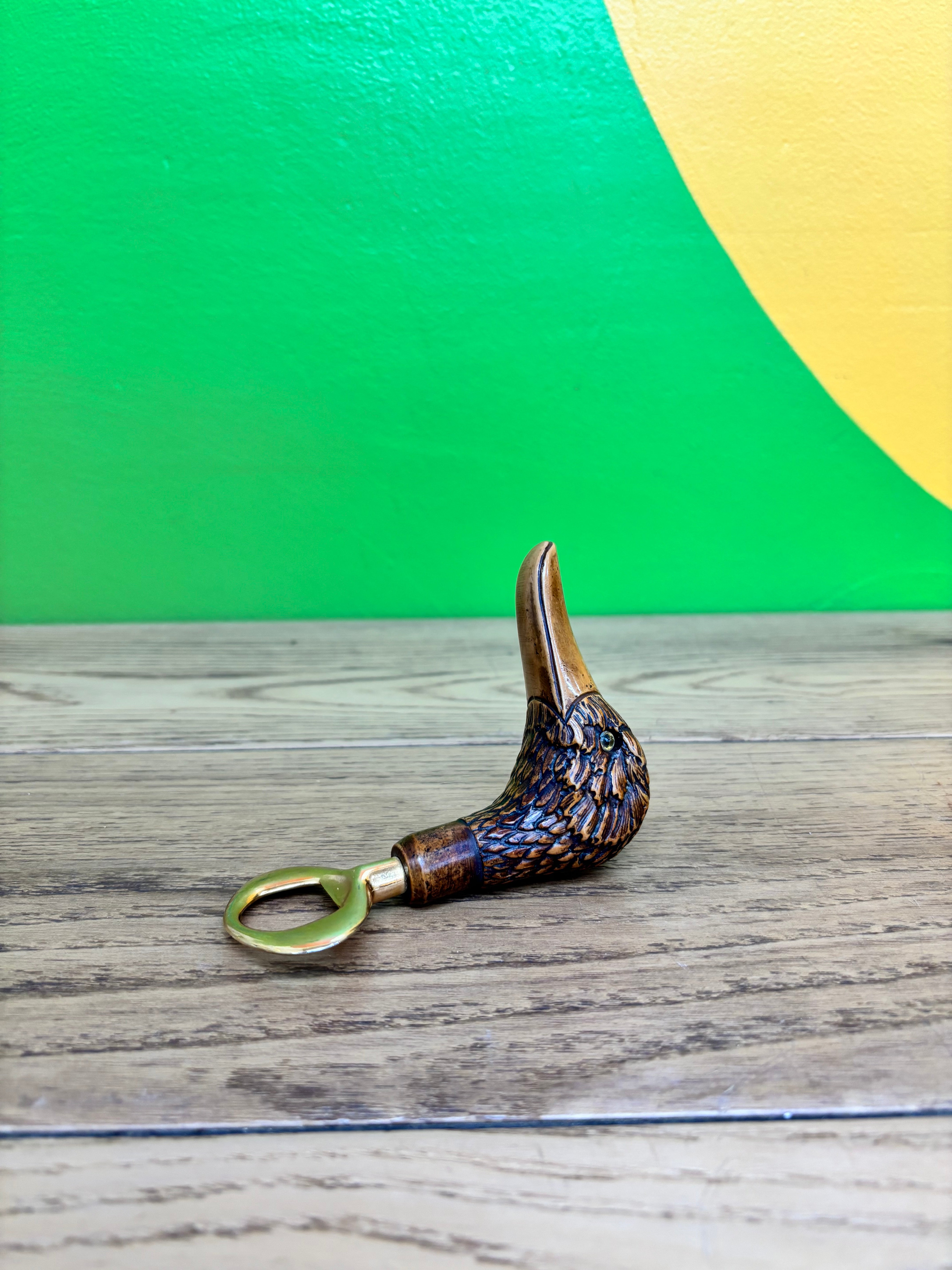 Carved Duck Bottle Opener
