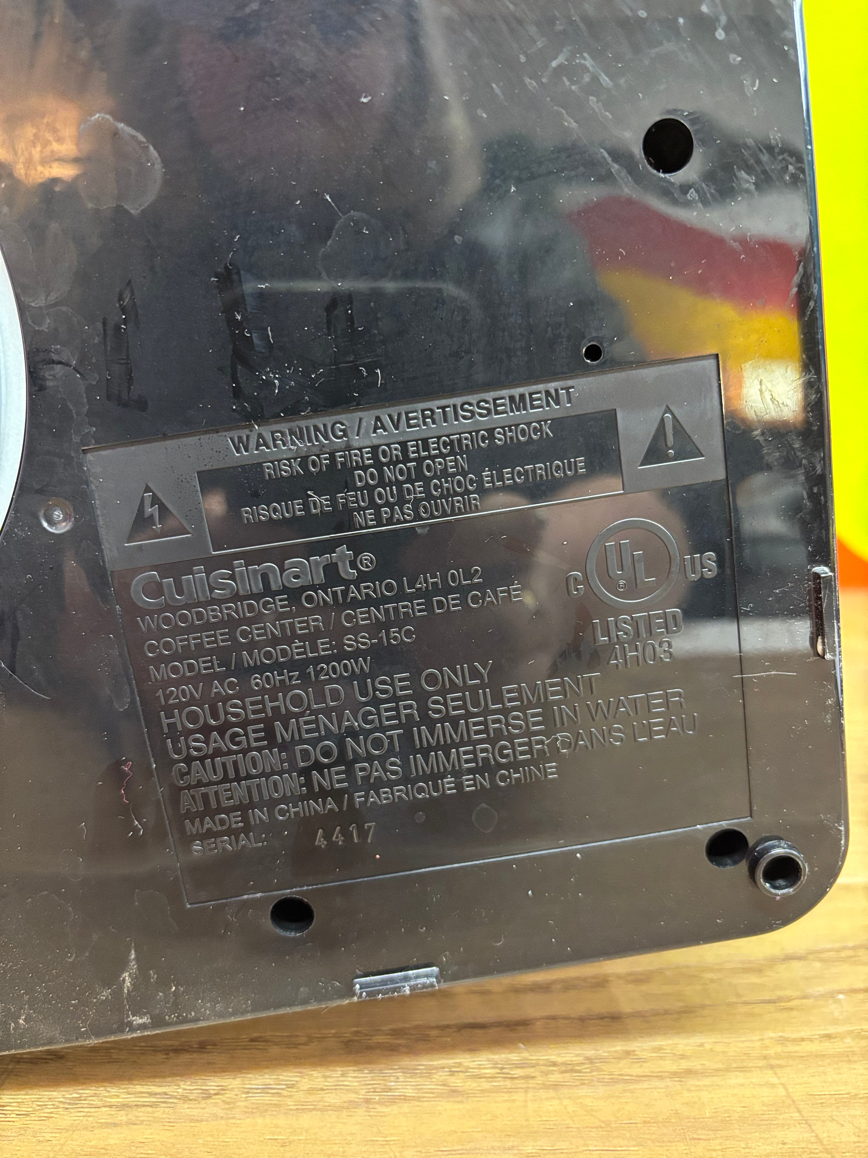 Cuisinart 12 Cup Coffee Maker and Single Serve Brewer