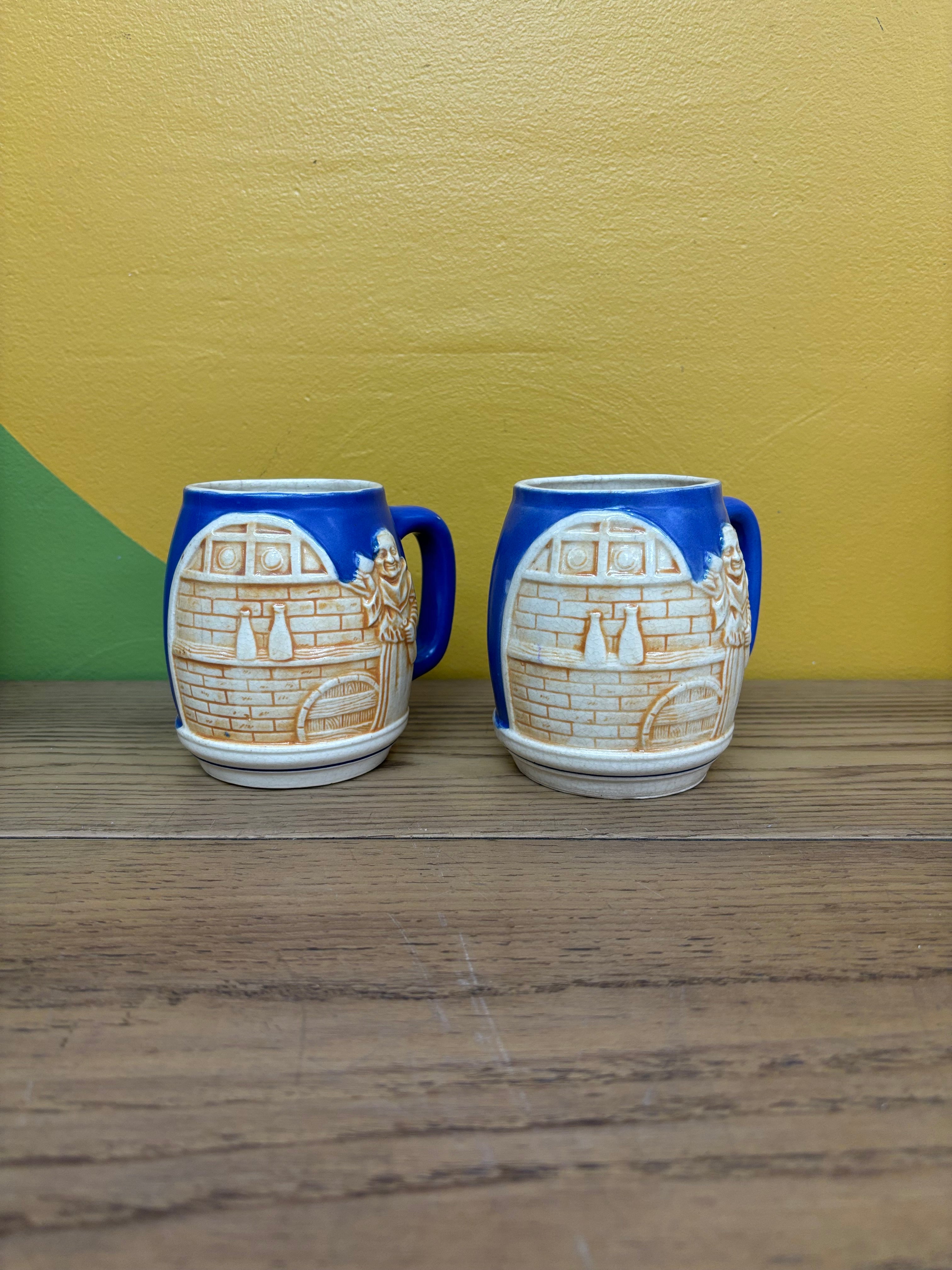 Blue Jug & Mug Set