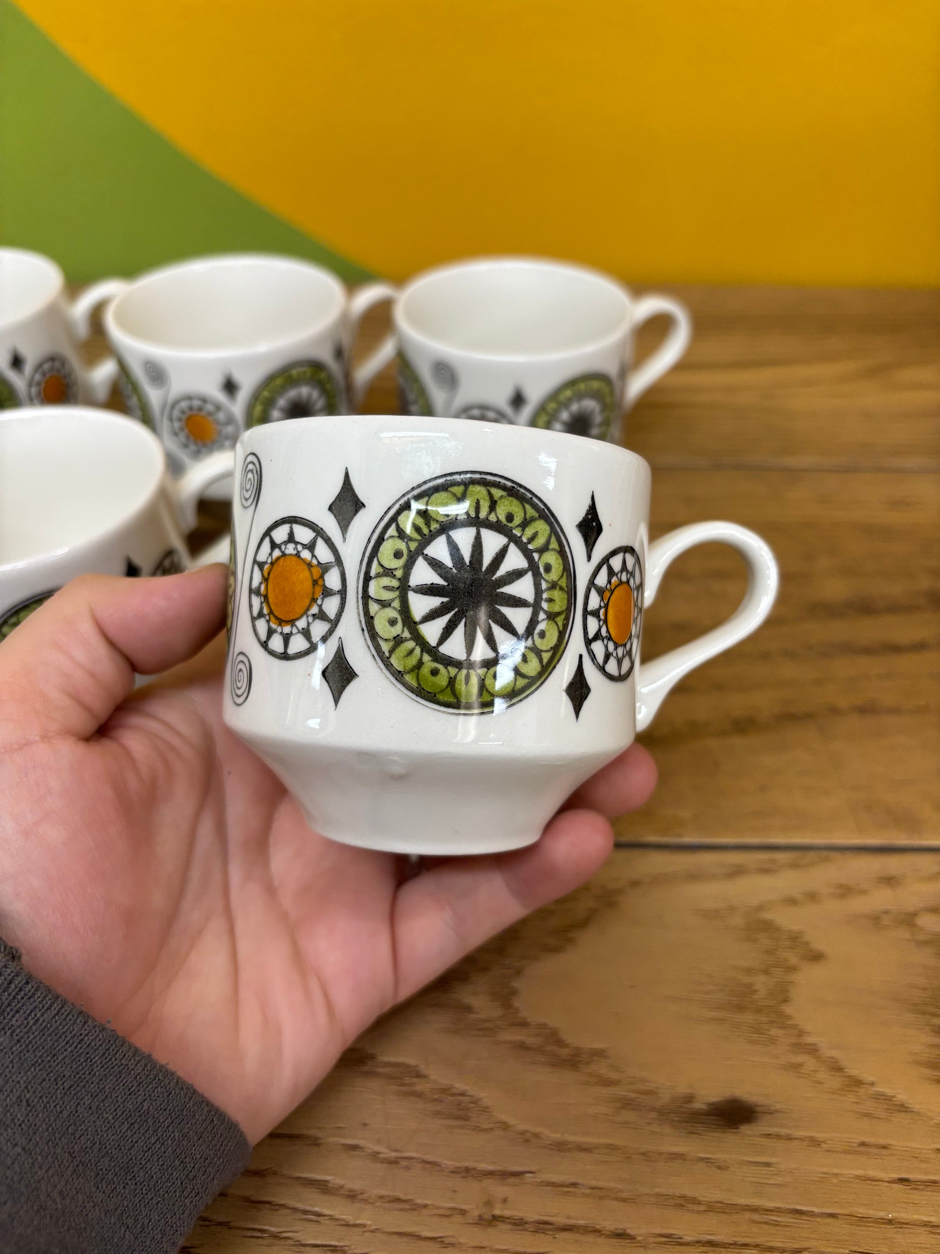Kathie Winkle Renaissance Mugs - Set of 6