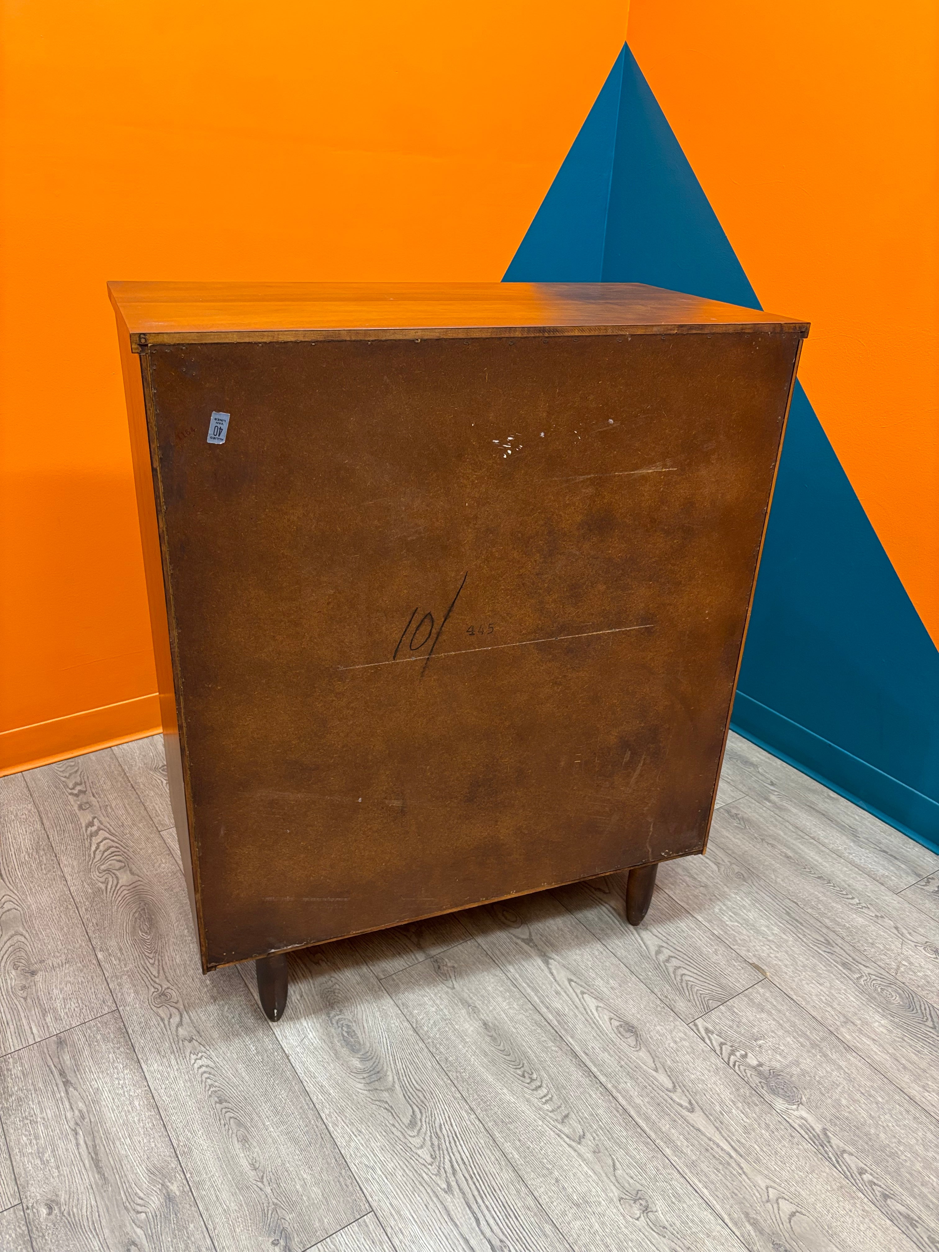 Pepplers Wood Dresser with Gold Detailing