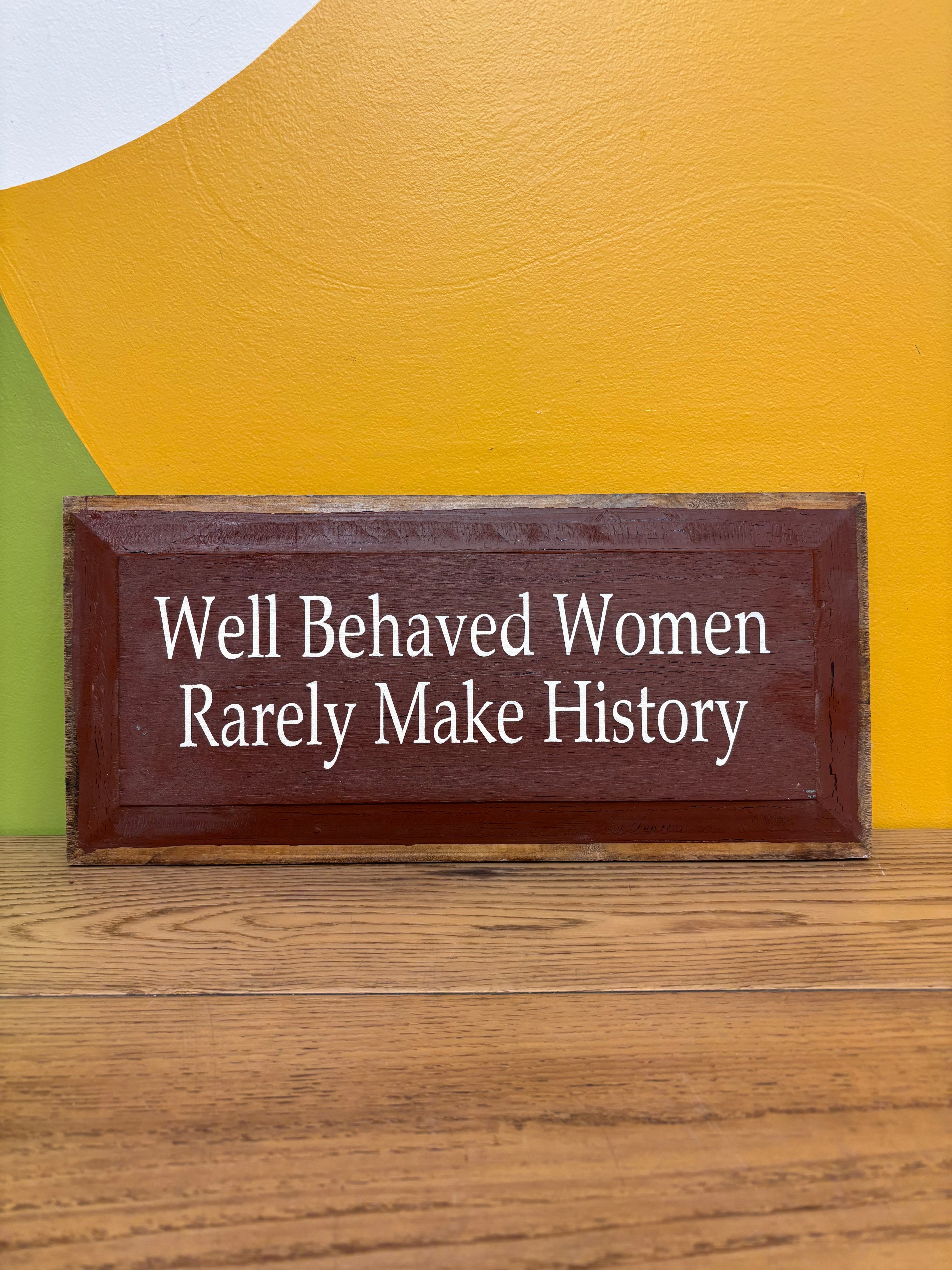 Wooden Sign