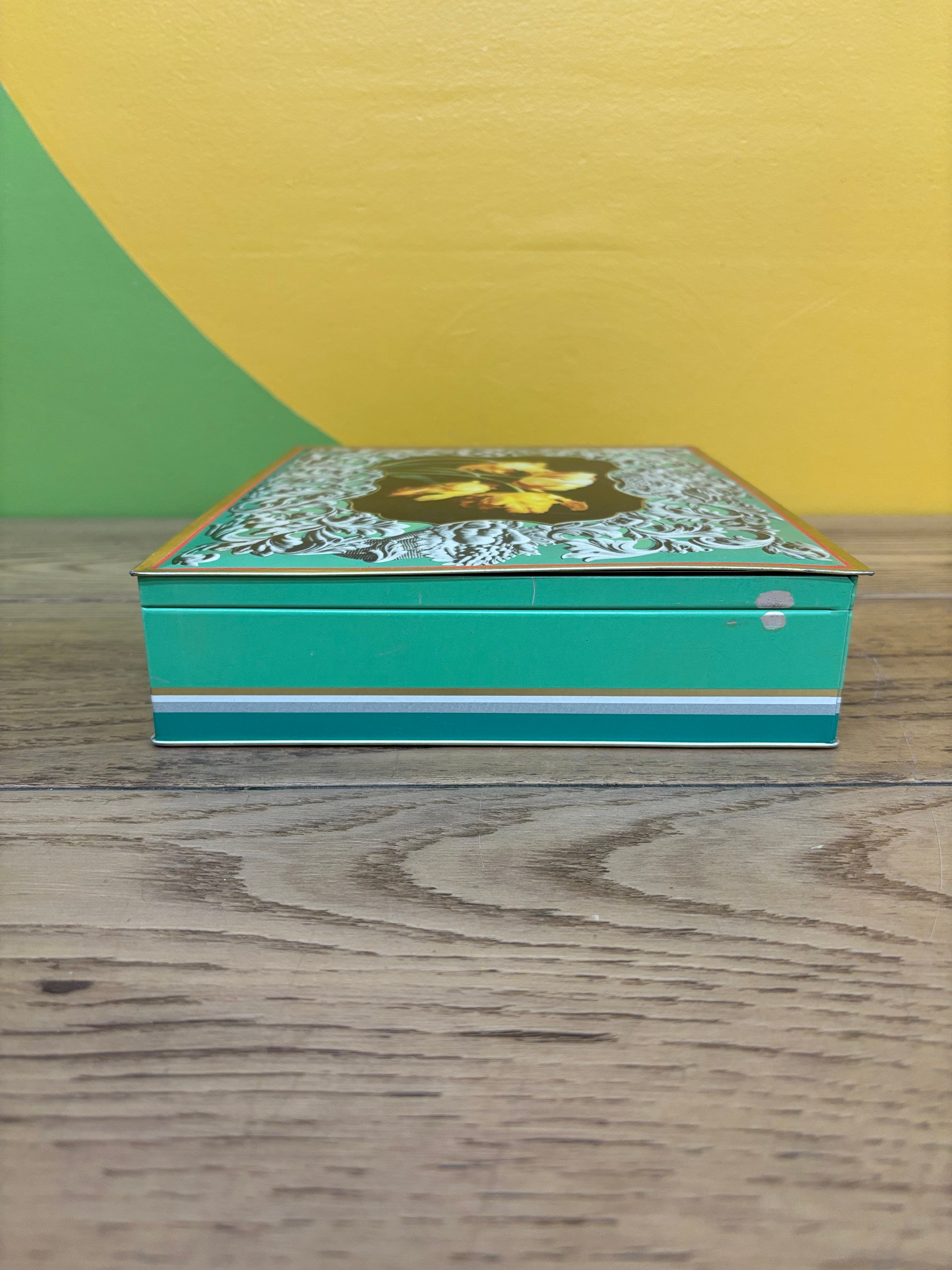 Floral Tin Box
