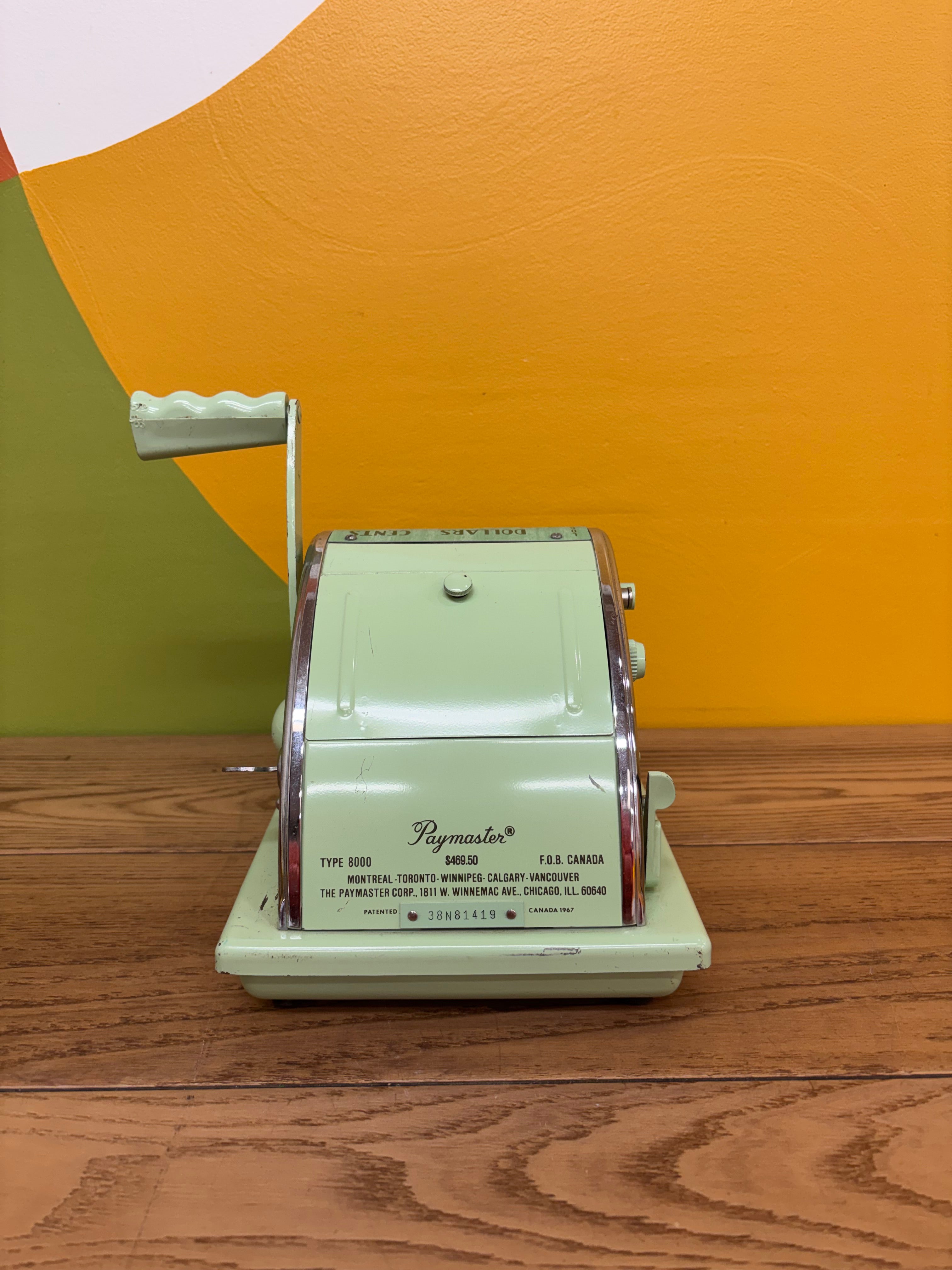 Paymaster Ribbon Writer