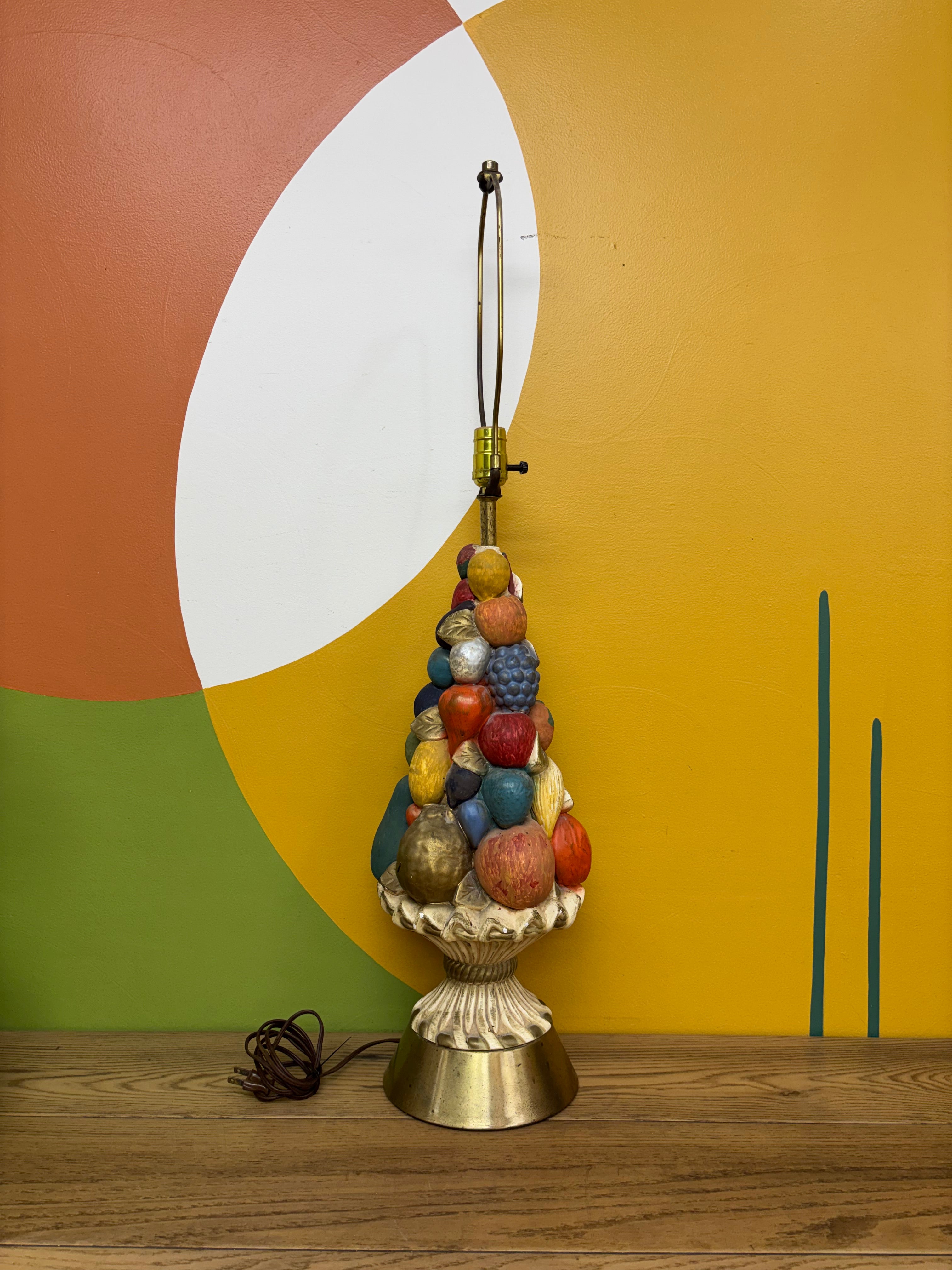 Ceramic Fruit Table Lamp