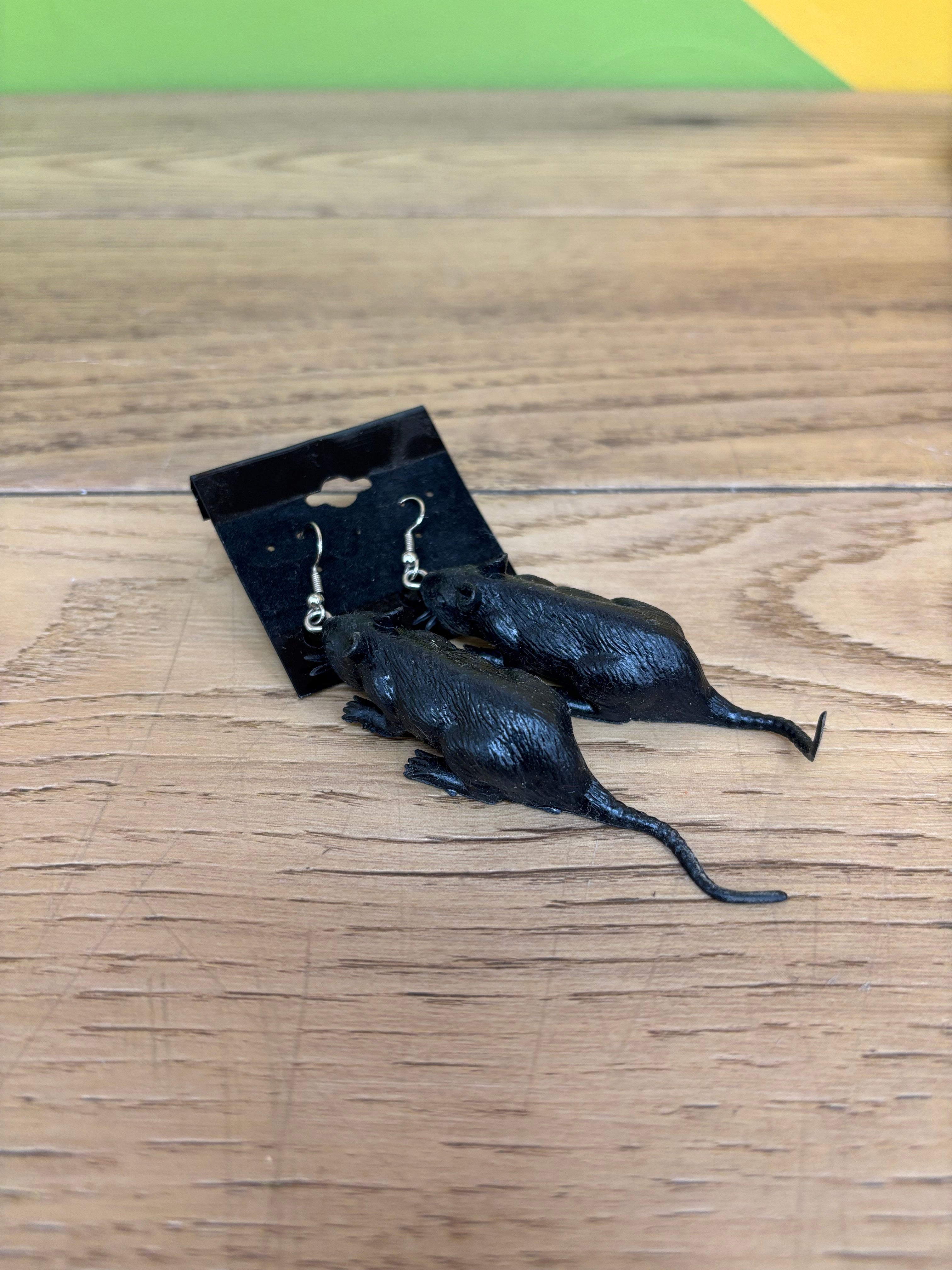 Rat Earrings