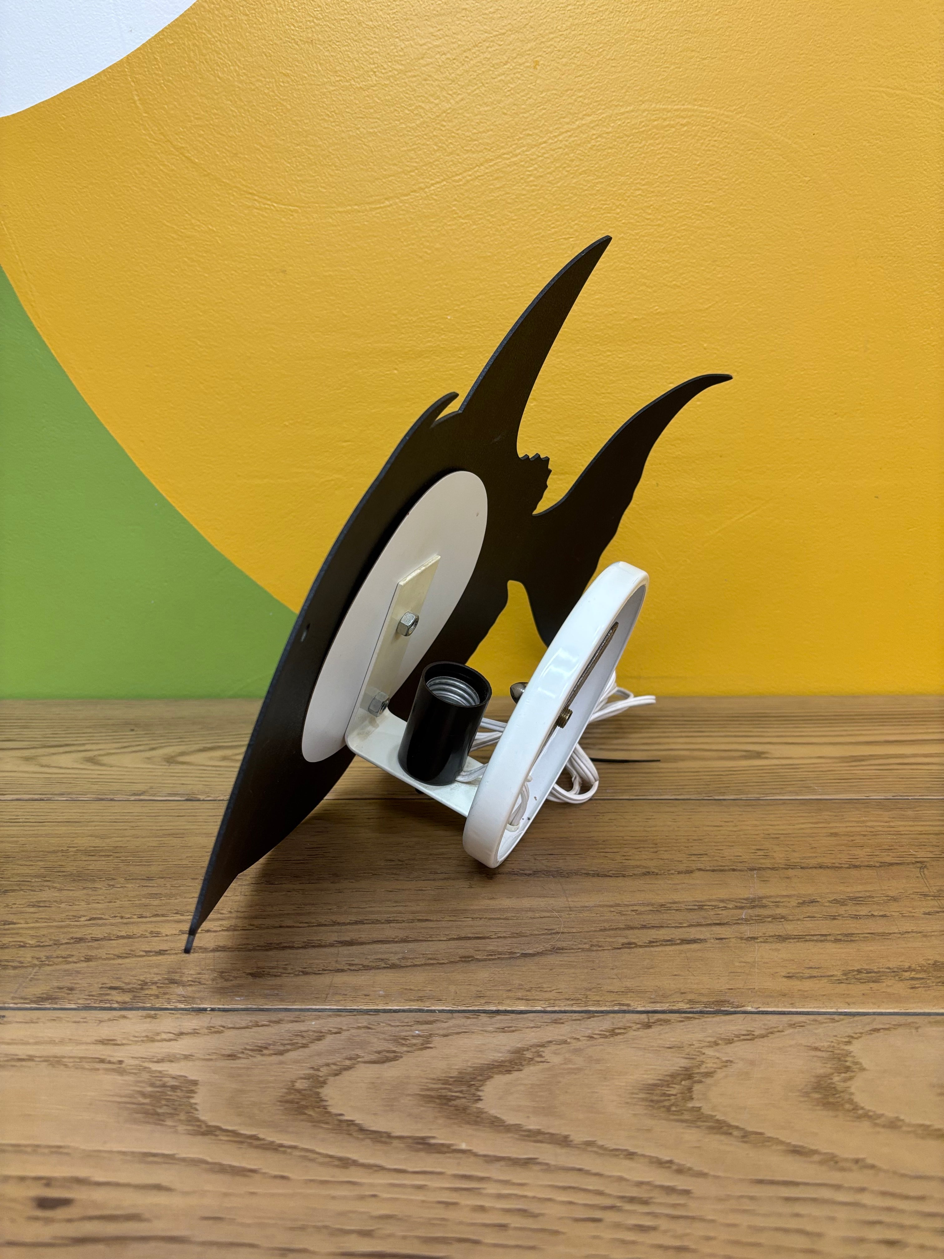 Metal Wall Fish Lamp