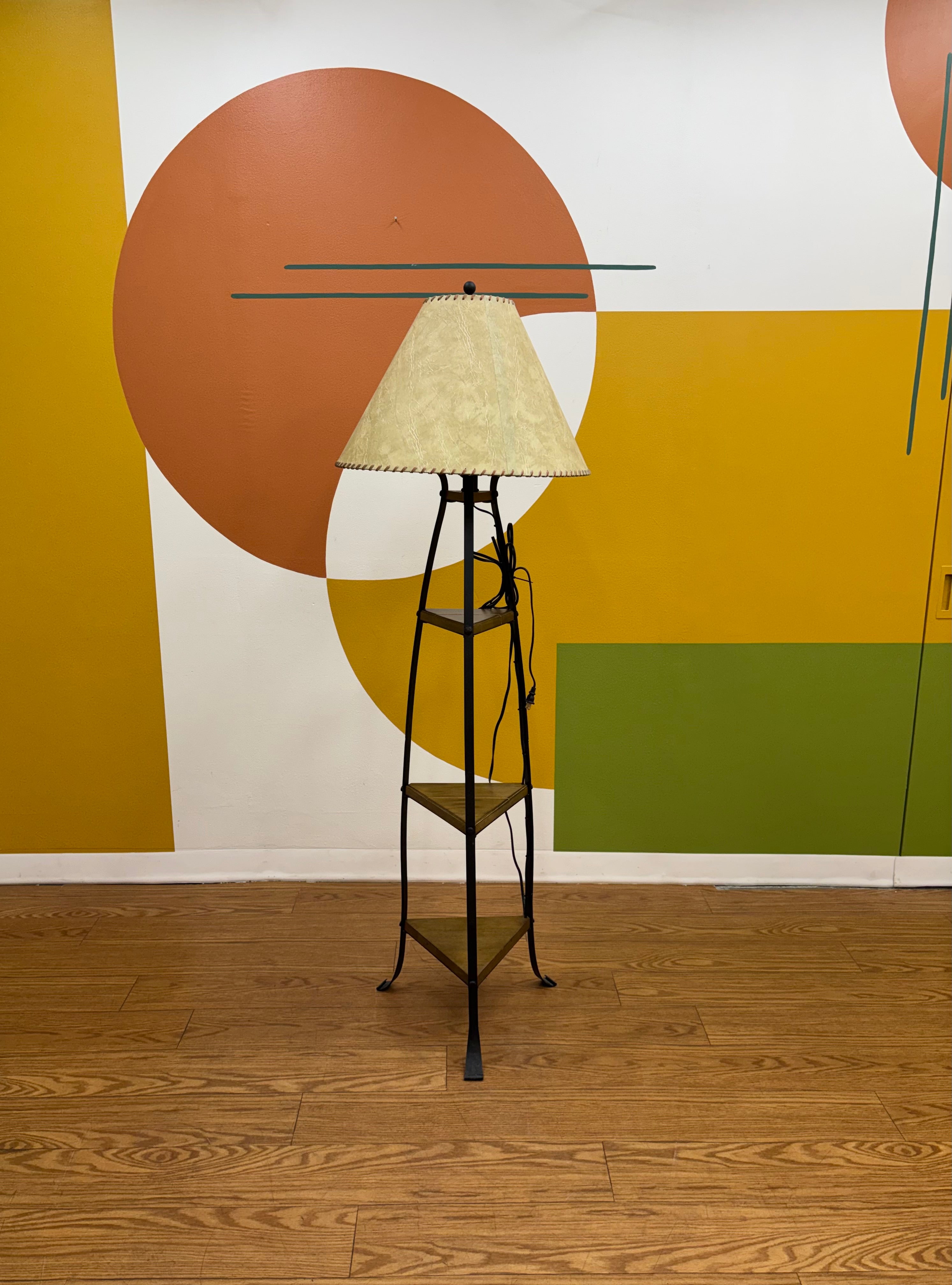 3 Tier Shelf Floor Lamp