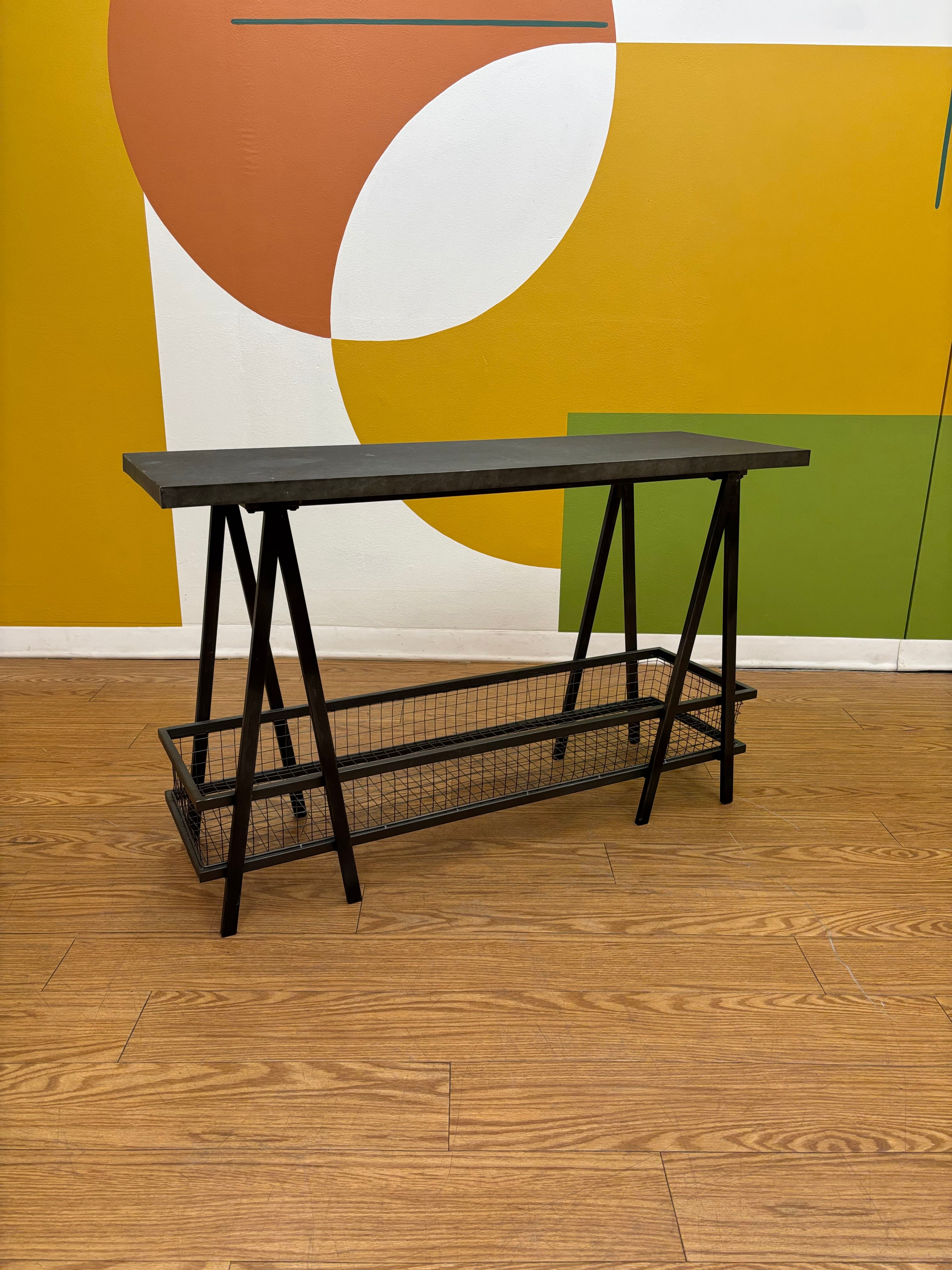 Grey Console Table (2 available)