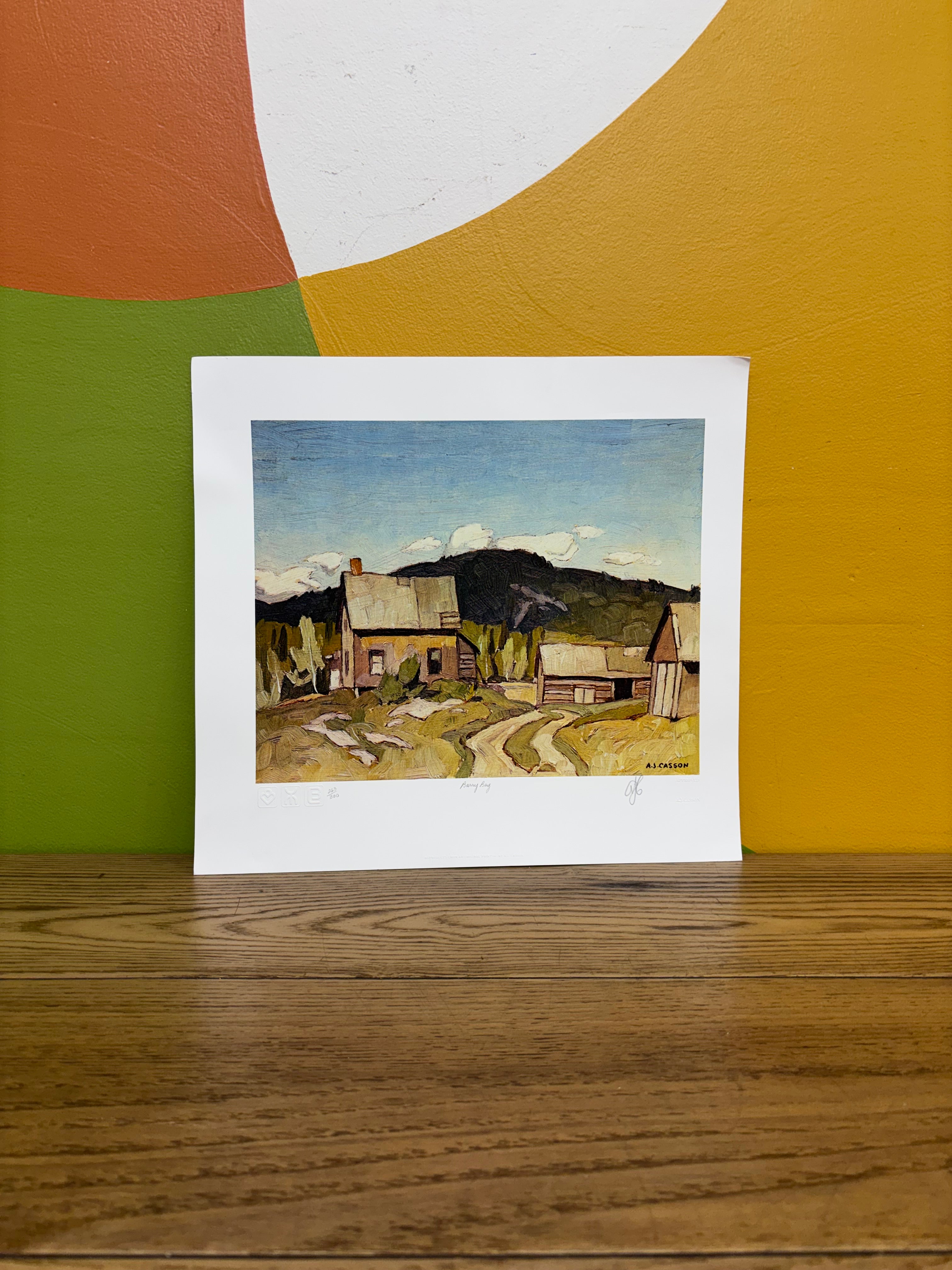 Barry Bay Lithograph by A.J. Casson