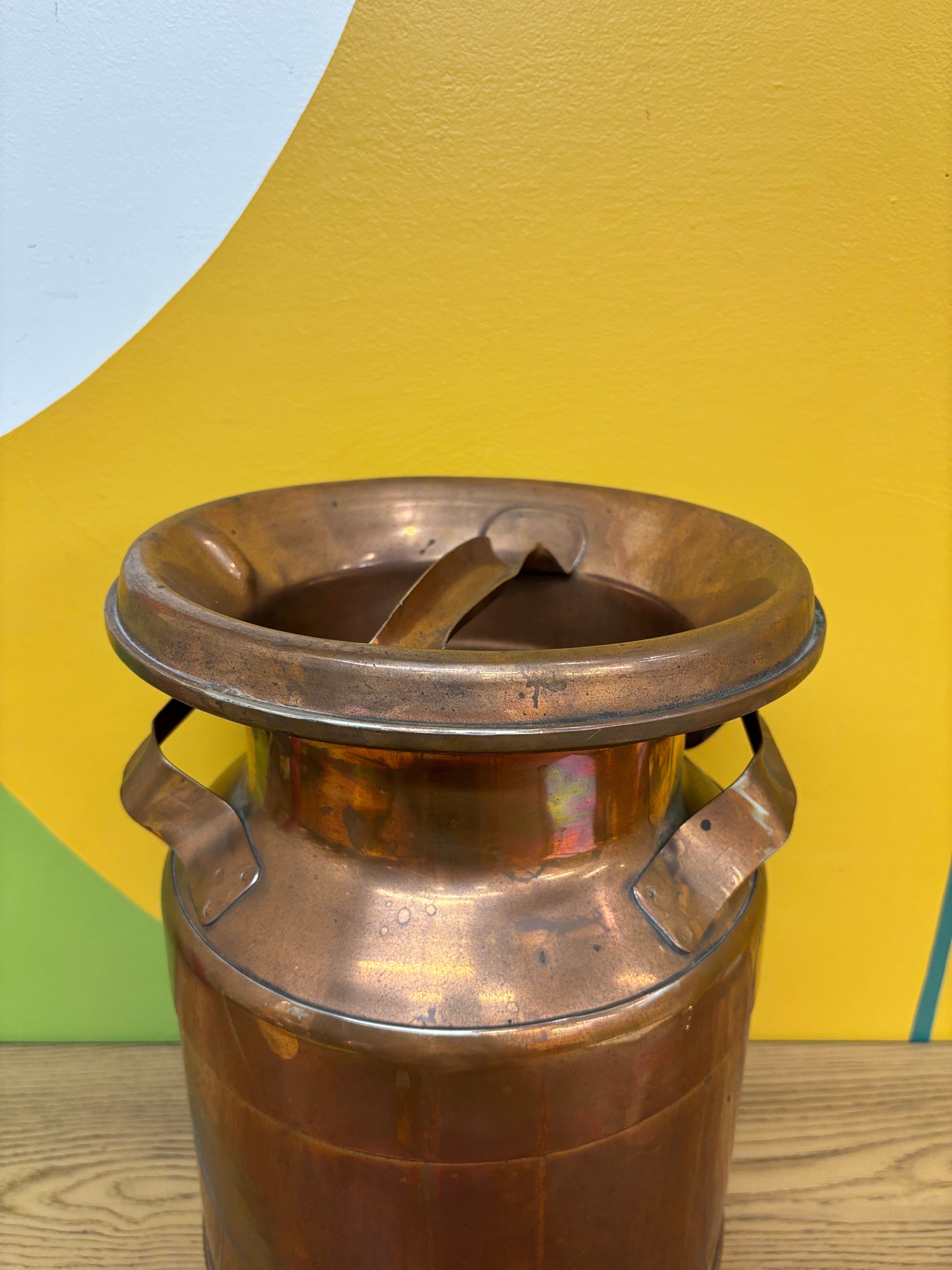Copper Milk Can