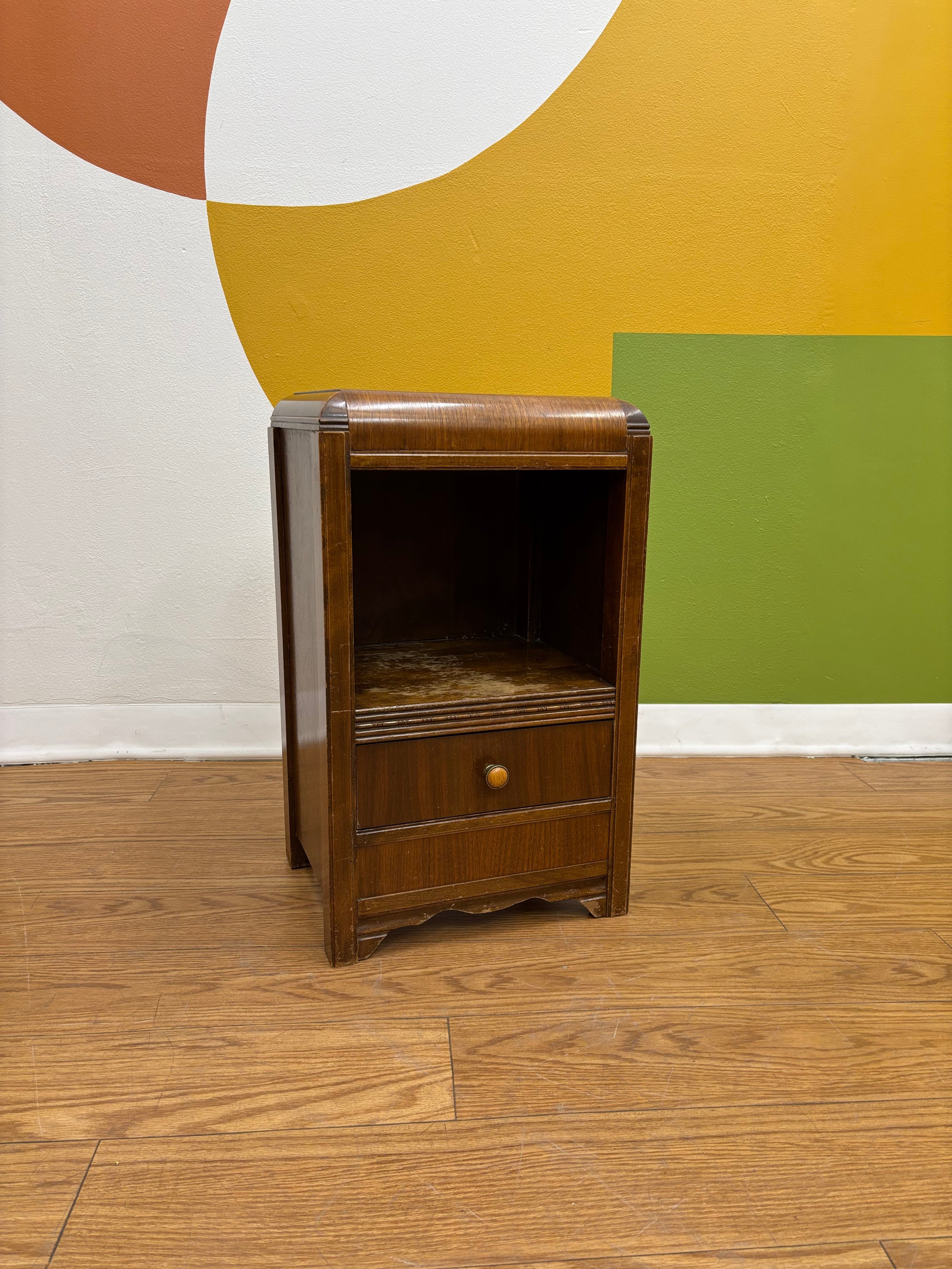 Wood Nightstand