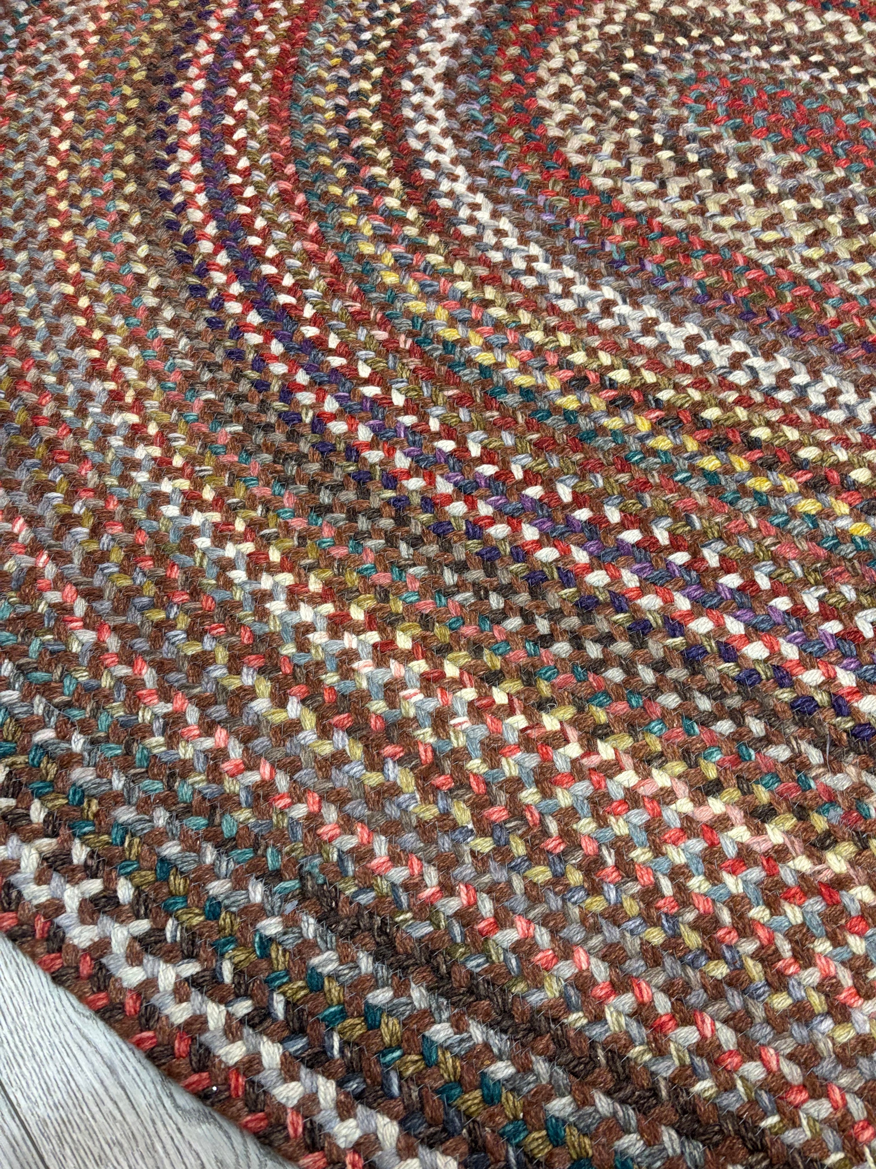 Woven Oval Area Rug #2