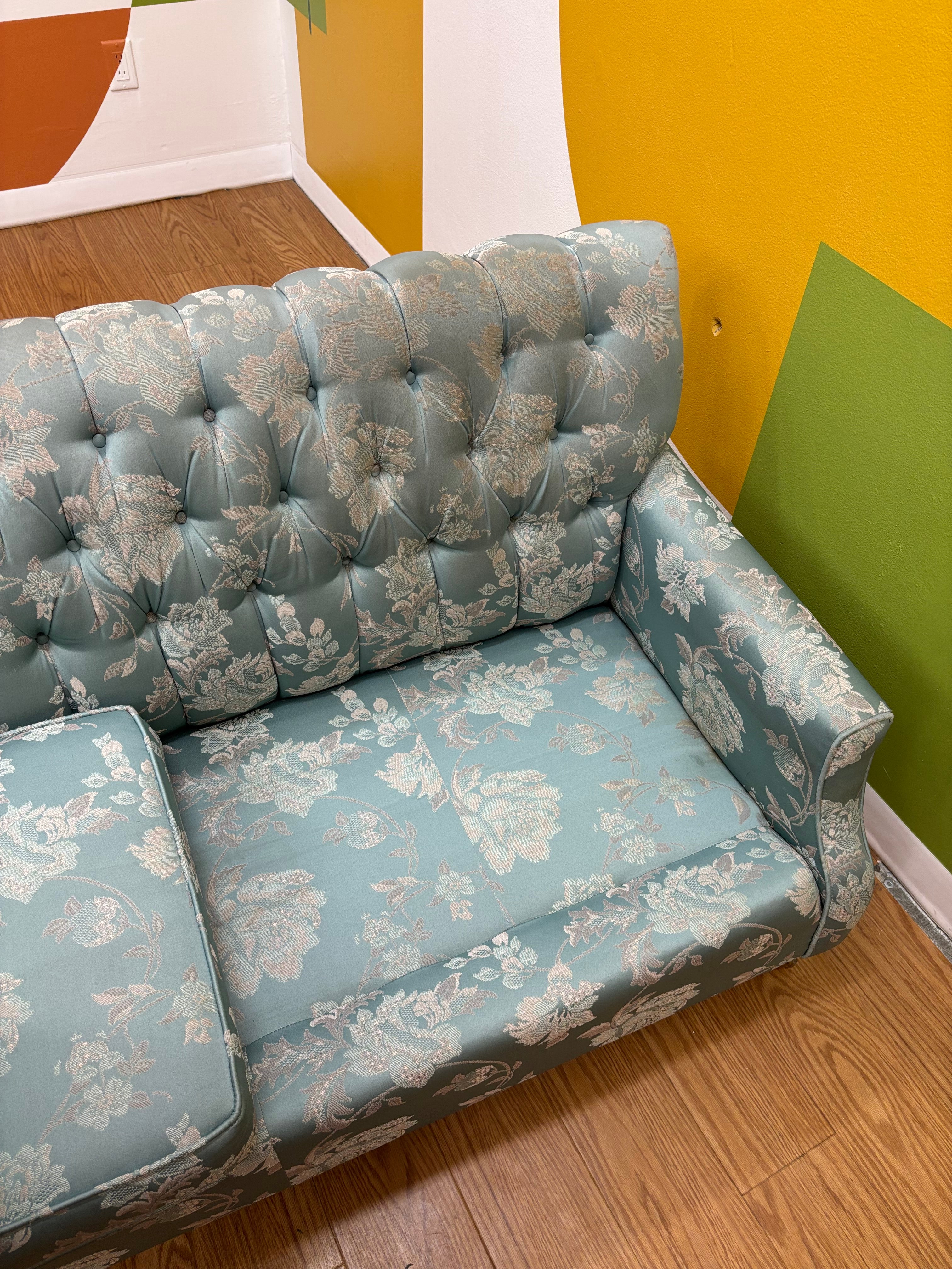 Teal Sofa