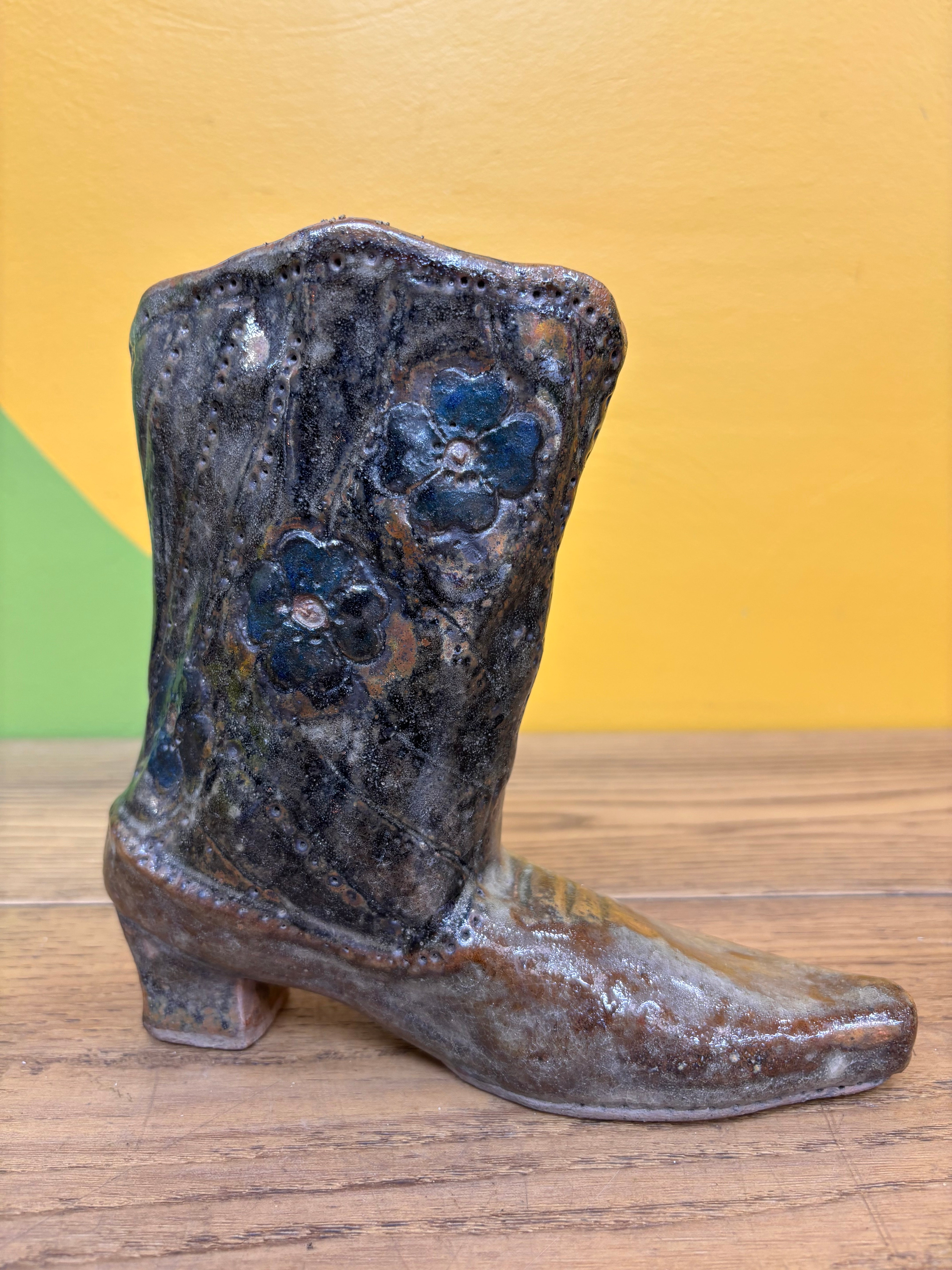 Ceramic Boot Vase