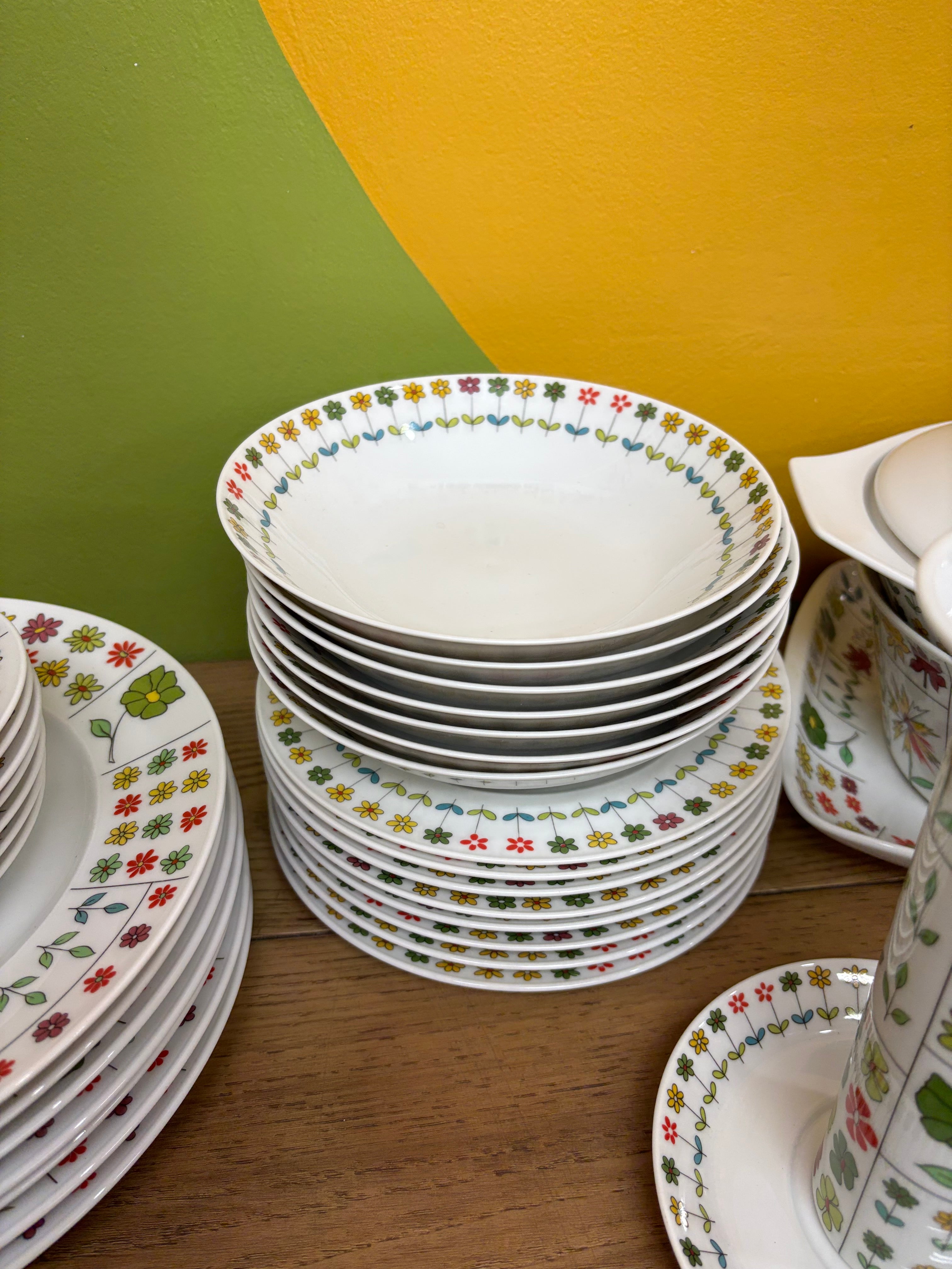 Large Piemonte Floral Set by Rosenthal