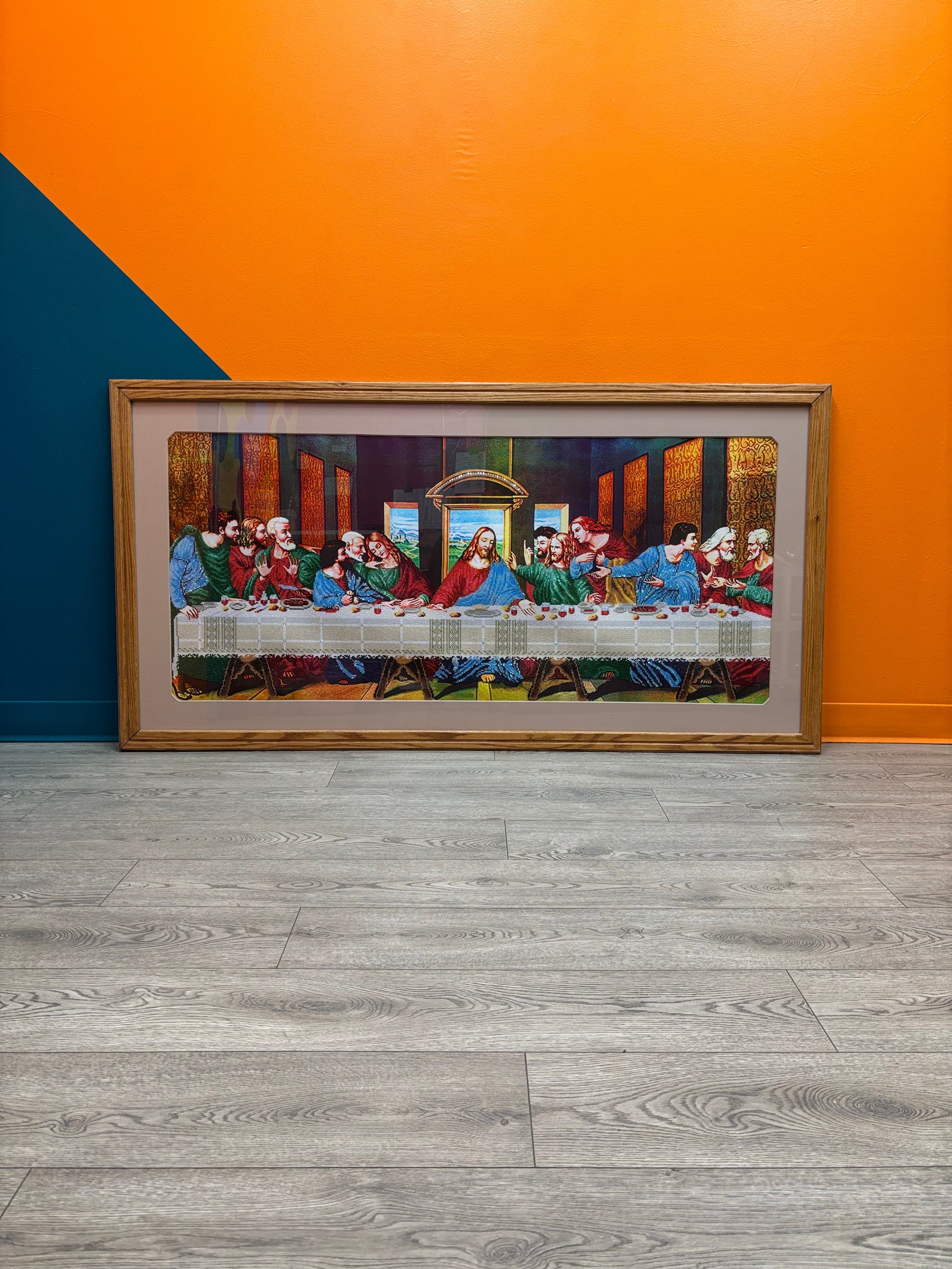 Large Bedazzled "The Last Supper" Print