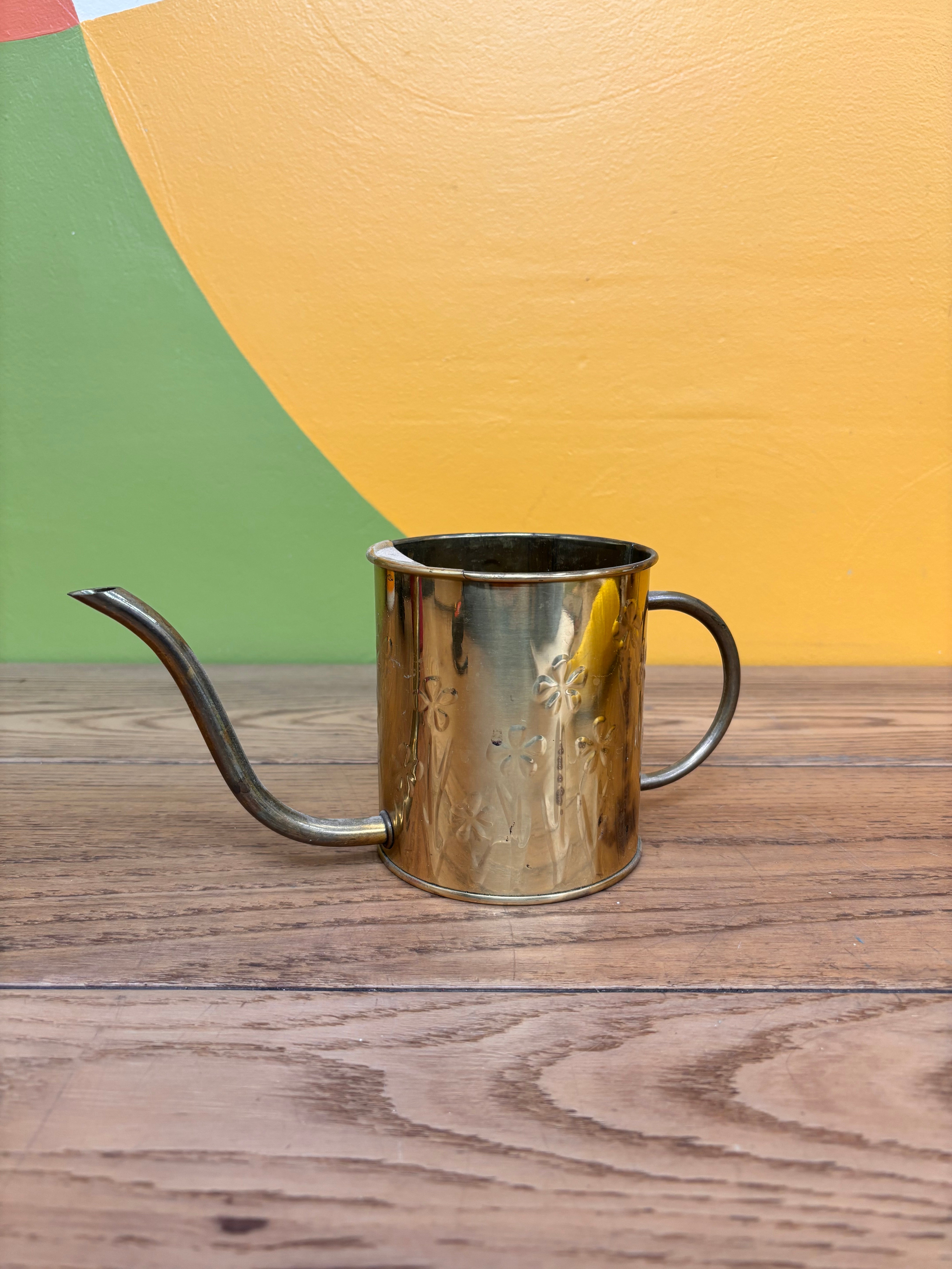 Gold Metal Watering Can