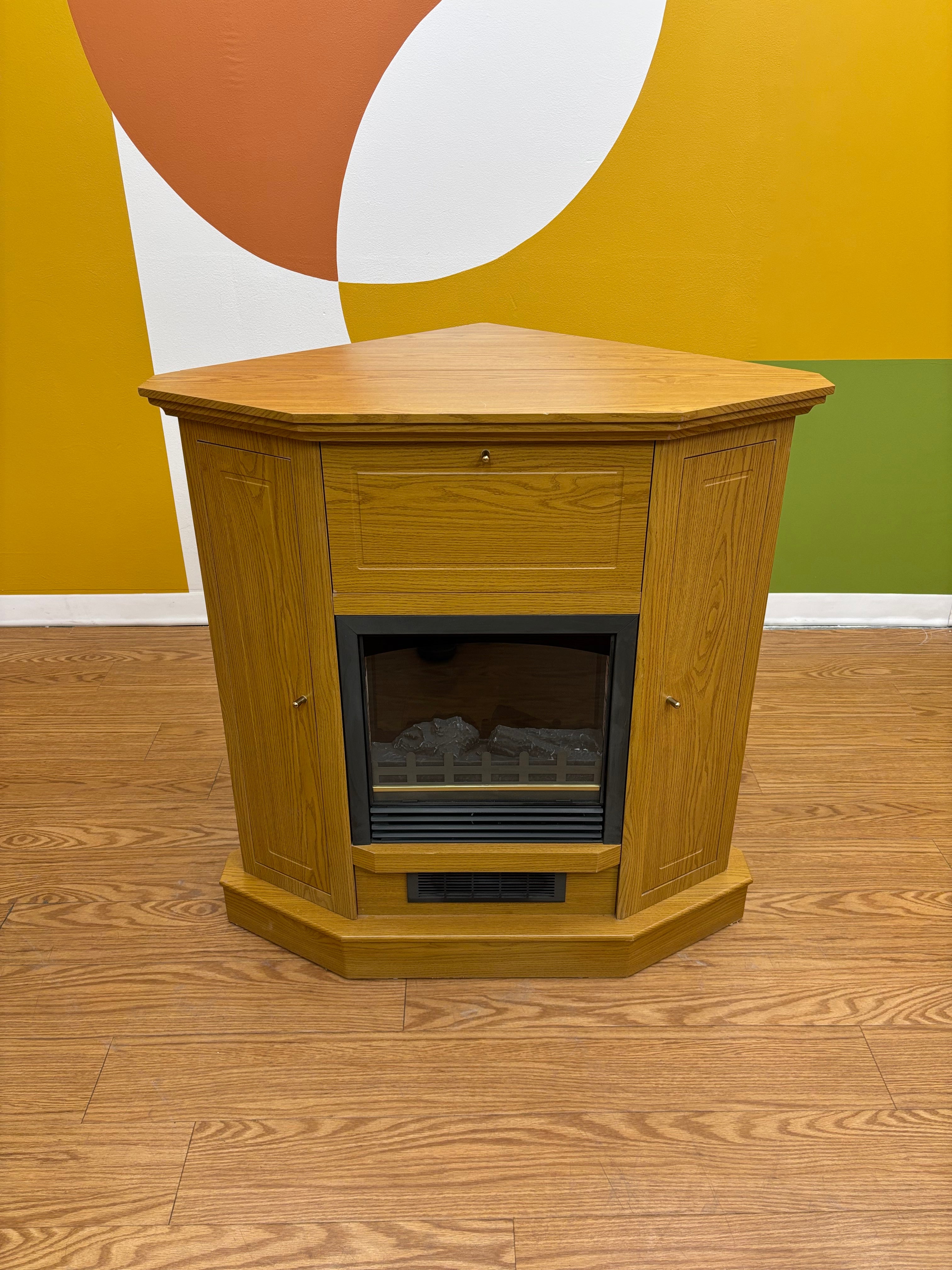 Corner Electric Fireplace