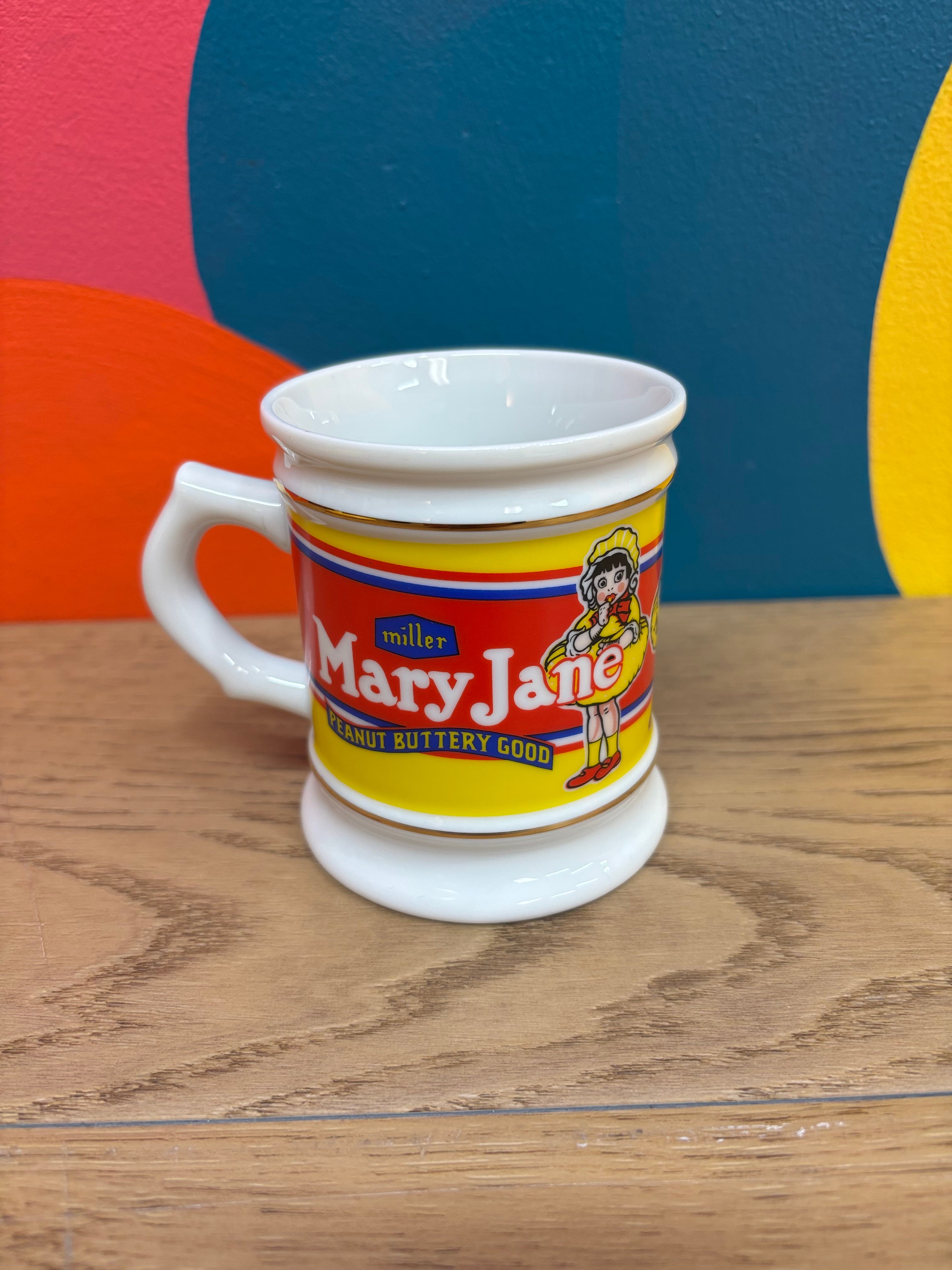 The Corner Store Porcelain Mug - Mary Jane Peanut Butter