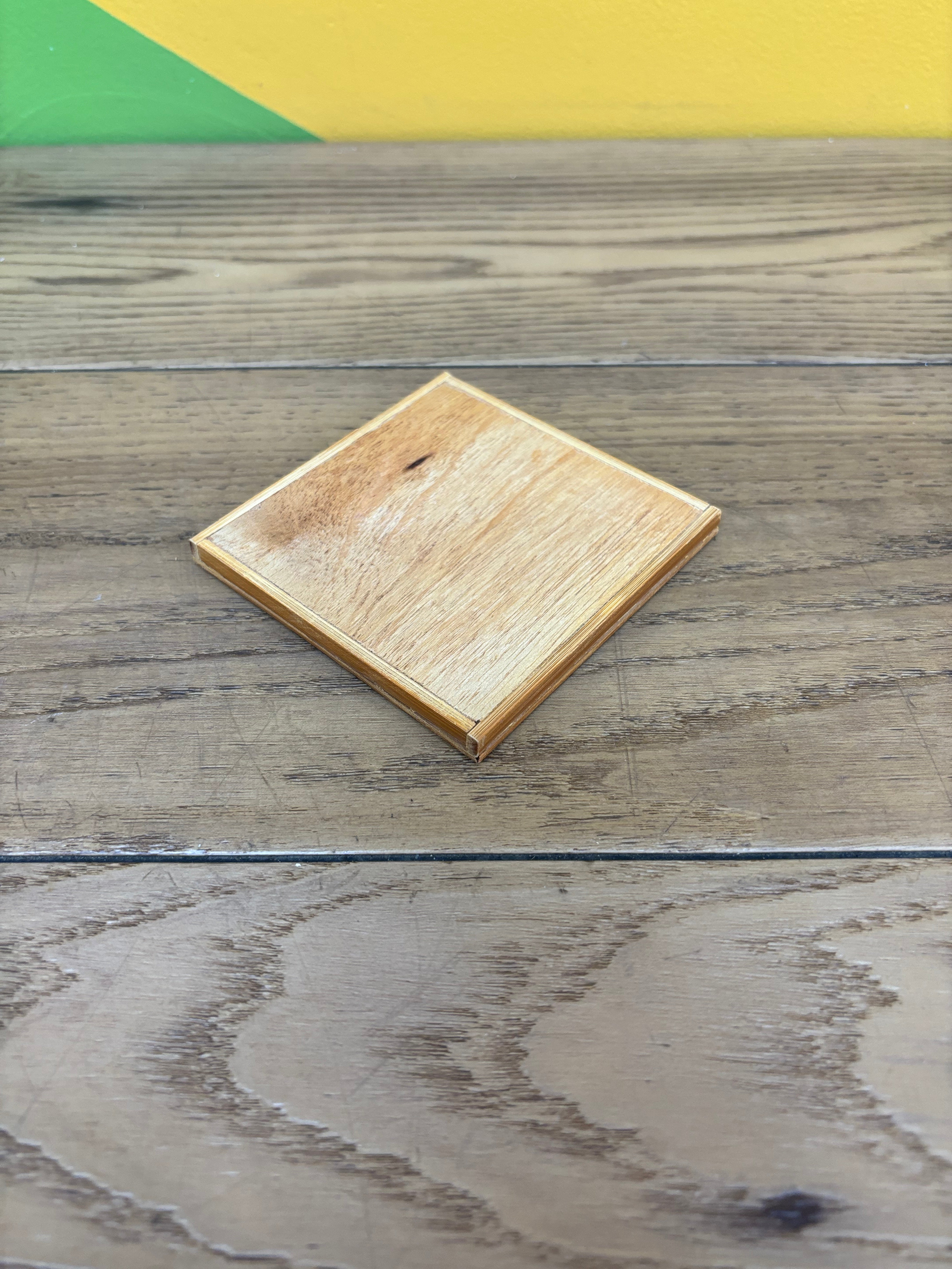 Set of Wood Butterfly Coasters