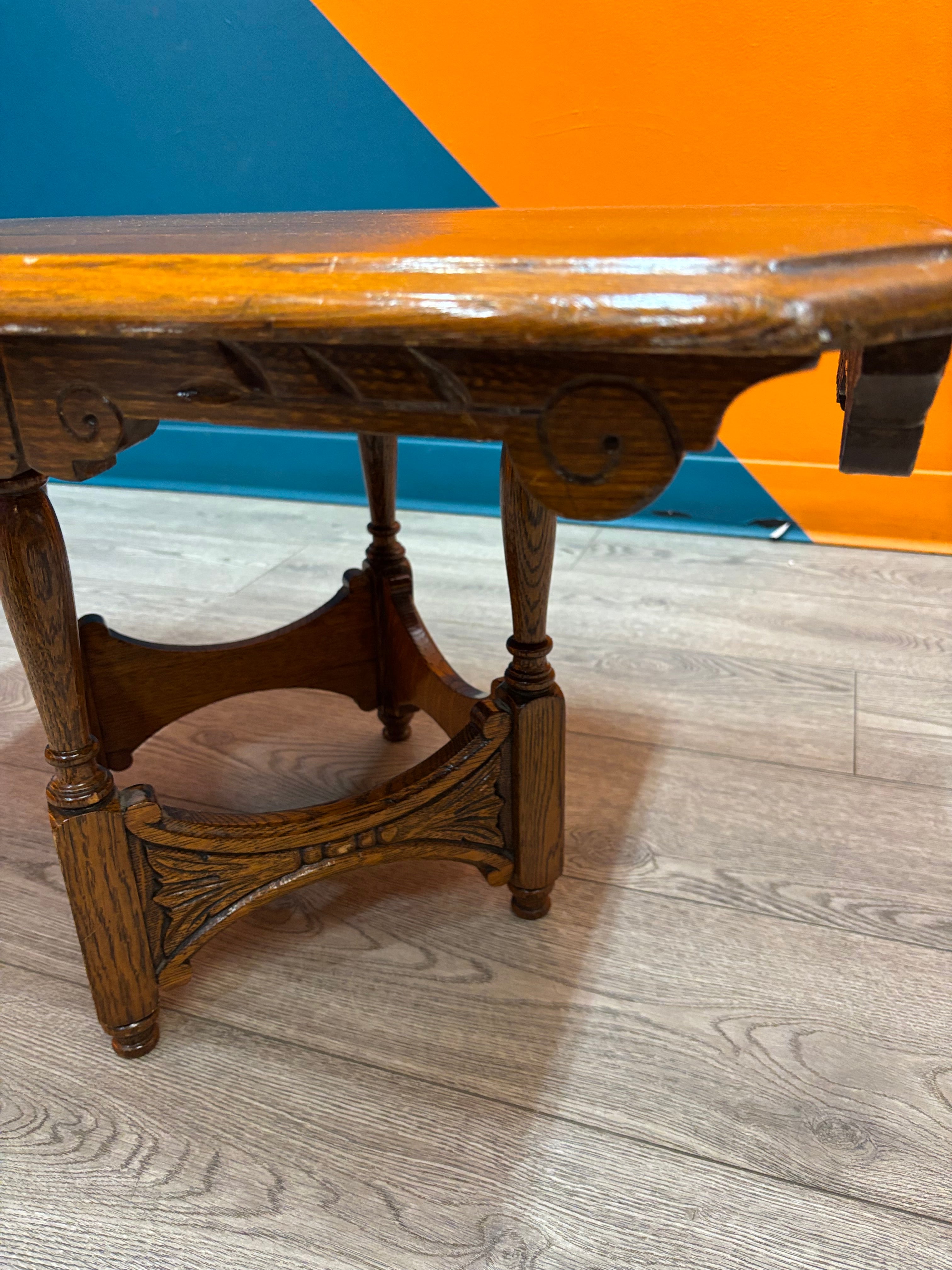Wood Carved Table