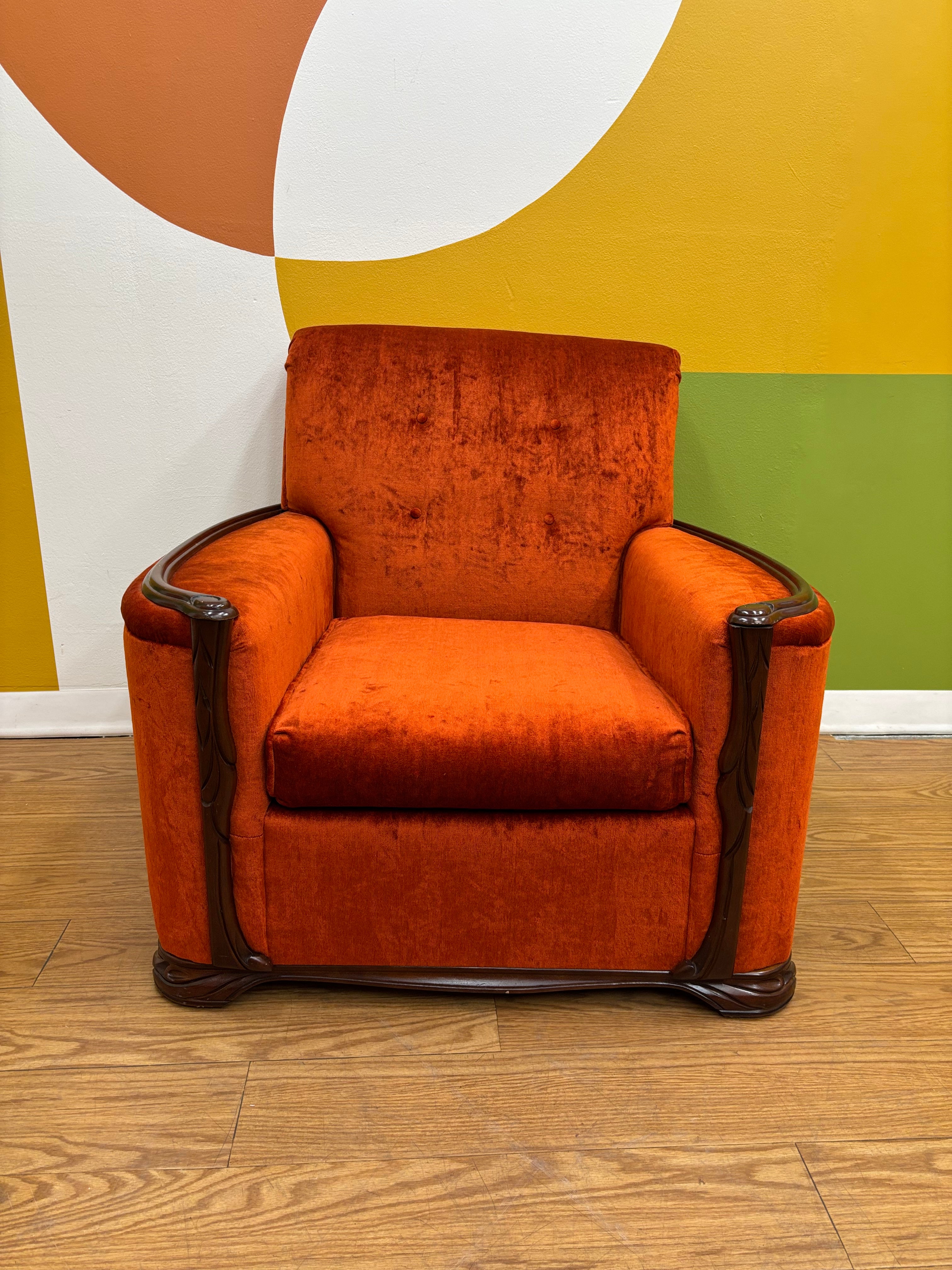 Orange Armchair