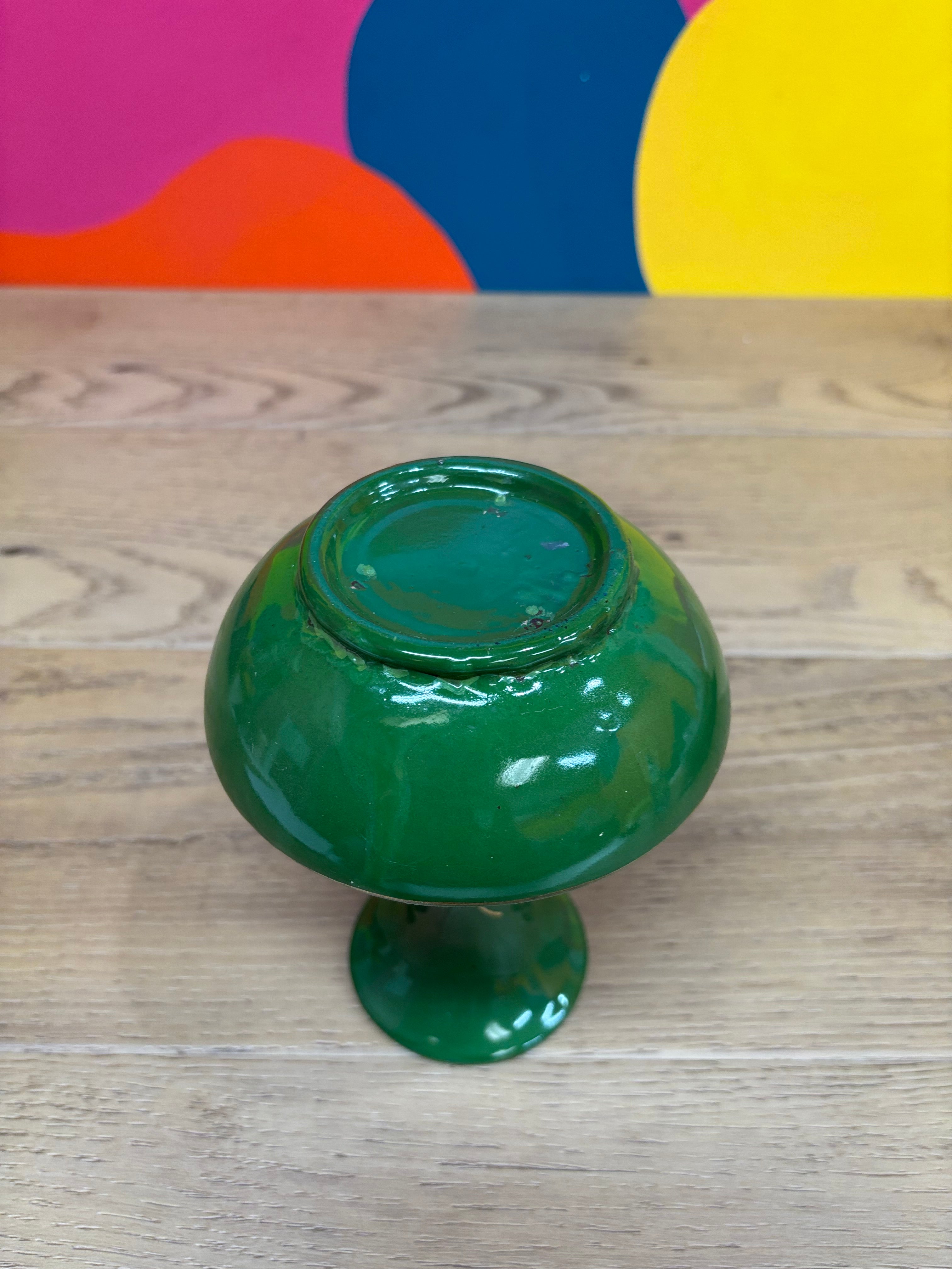 Small Green Decorative Vase