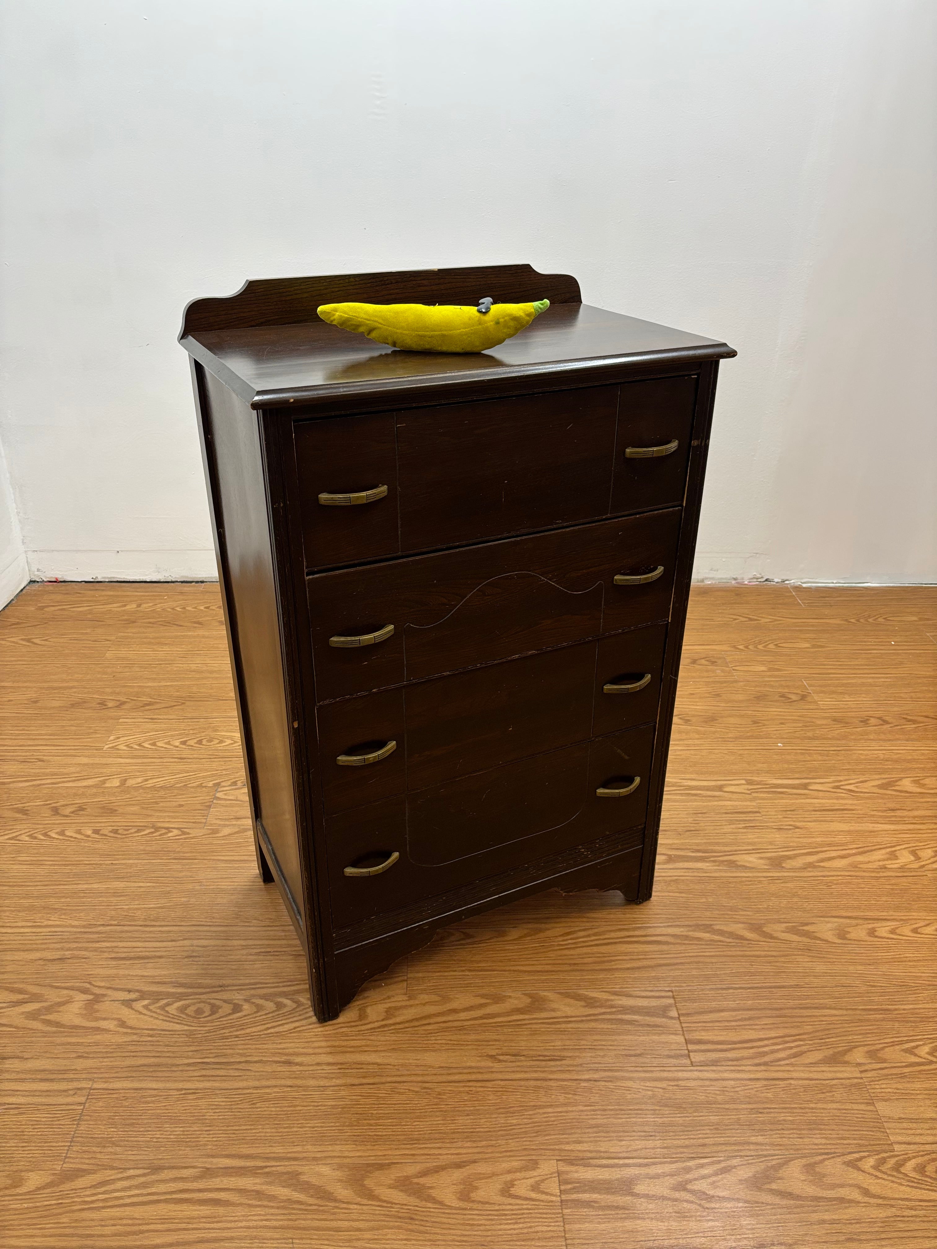 Wood 4 Drawer Dresser