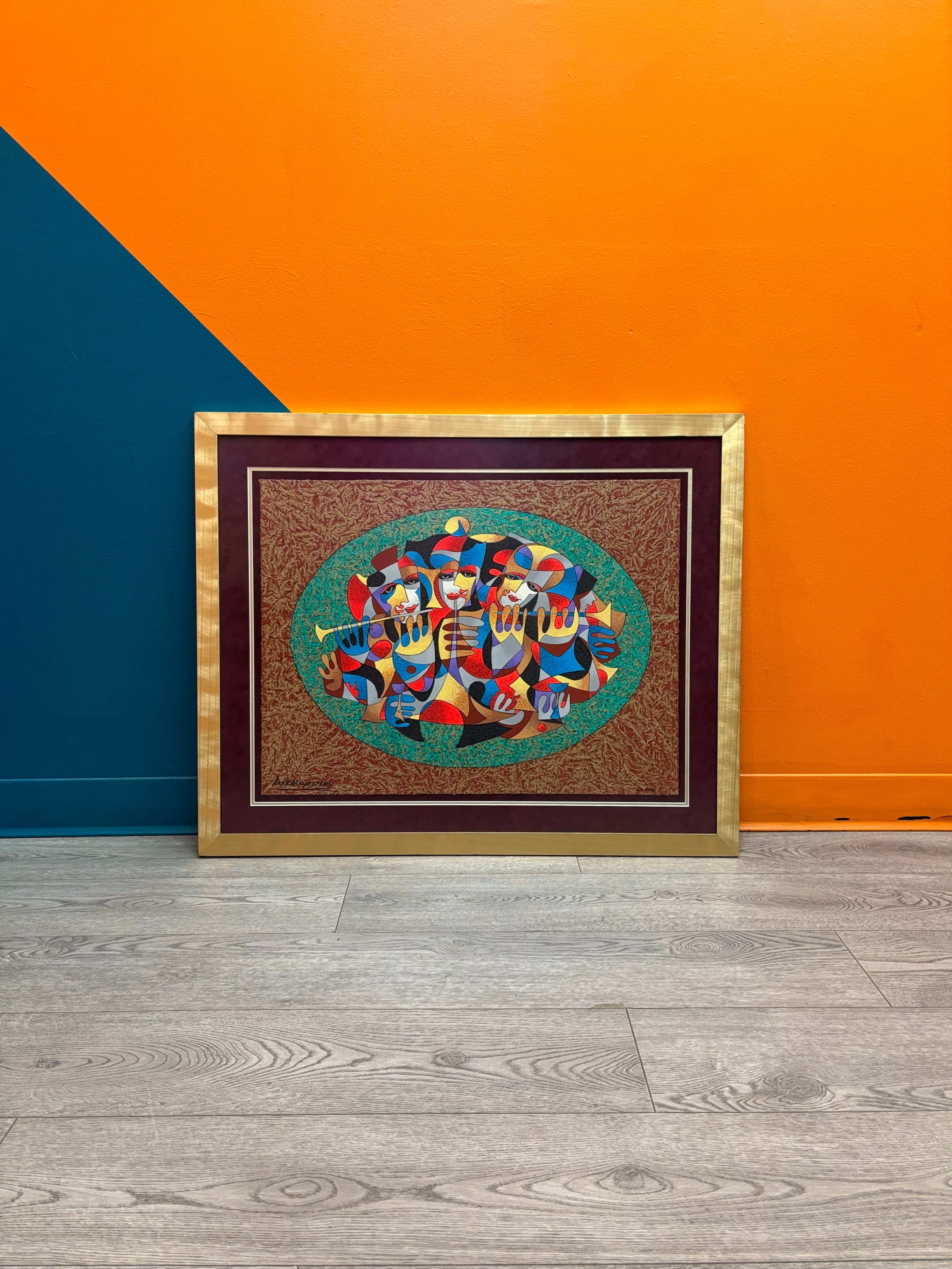 "Forest Music" Framed Serigraph by Anatole Krasnyansky