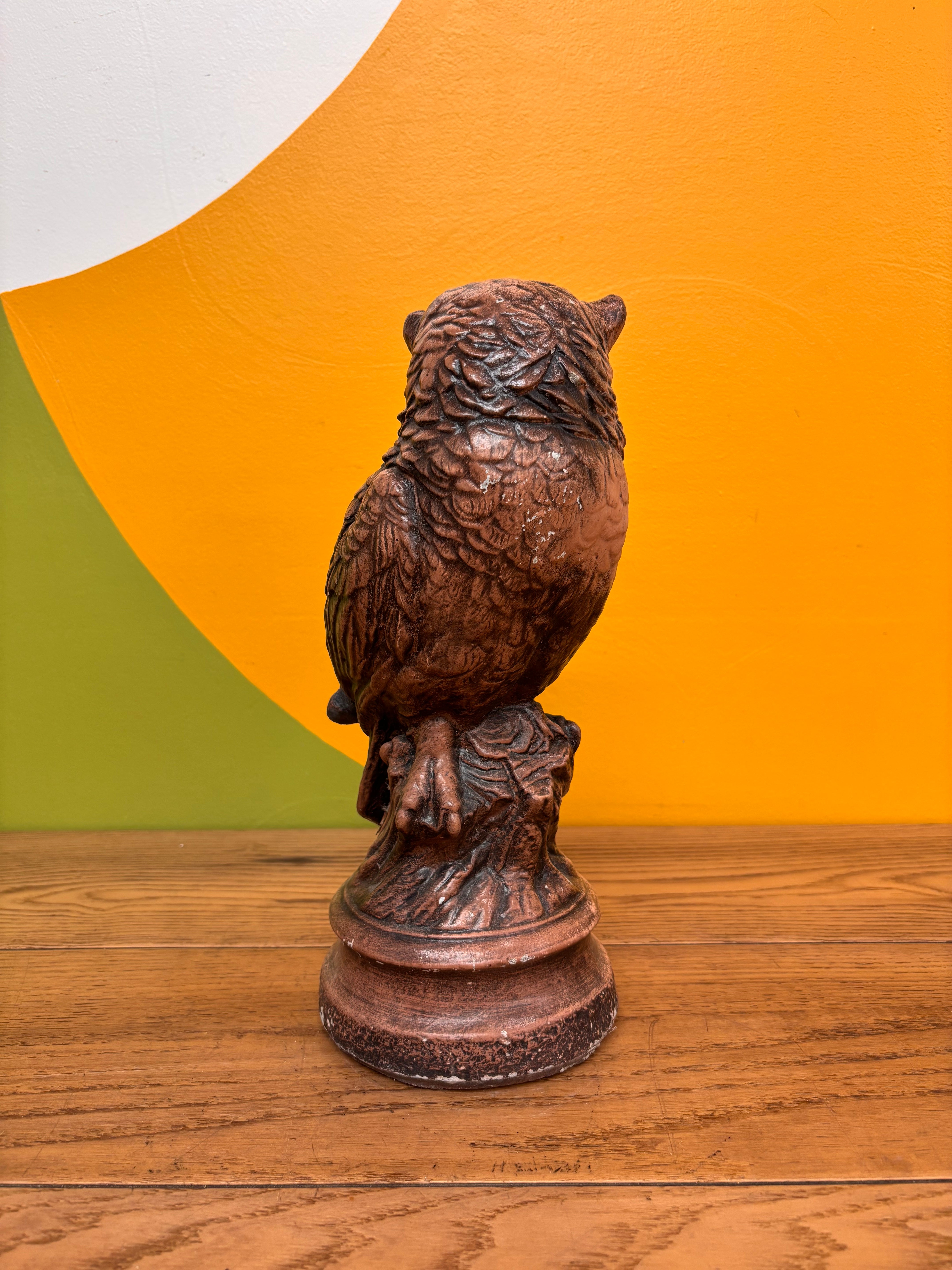 Large Owl Figurine