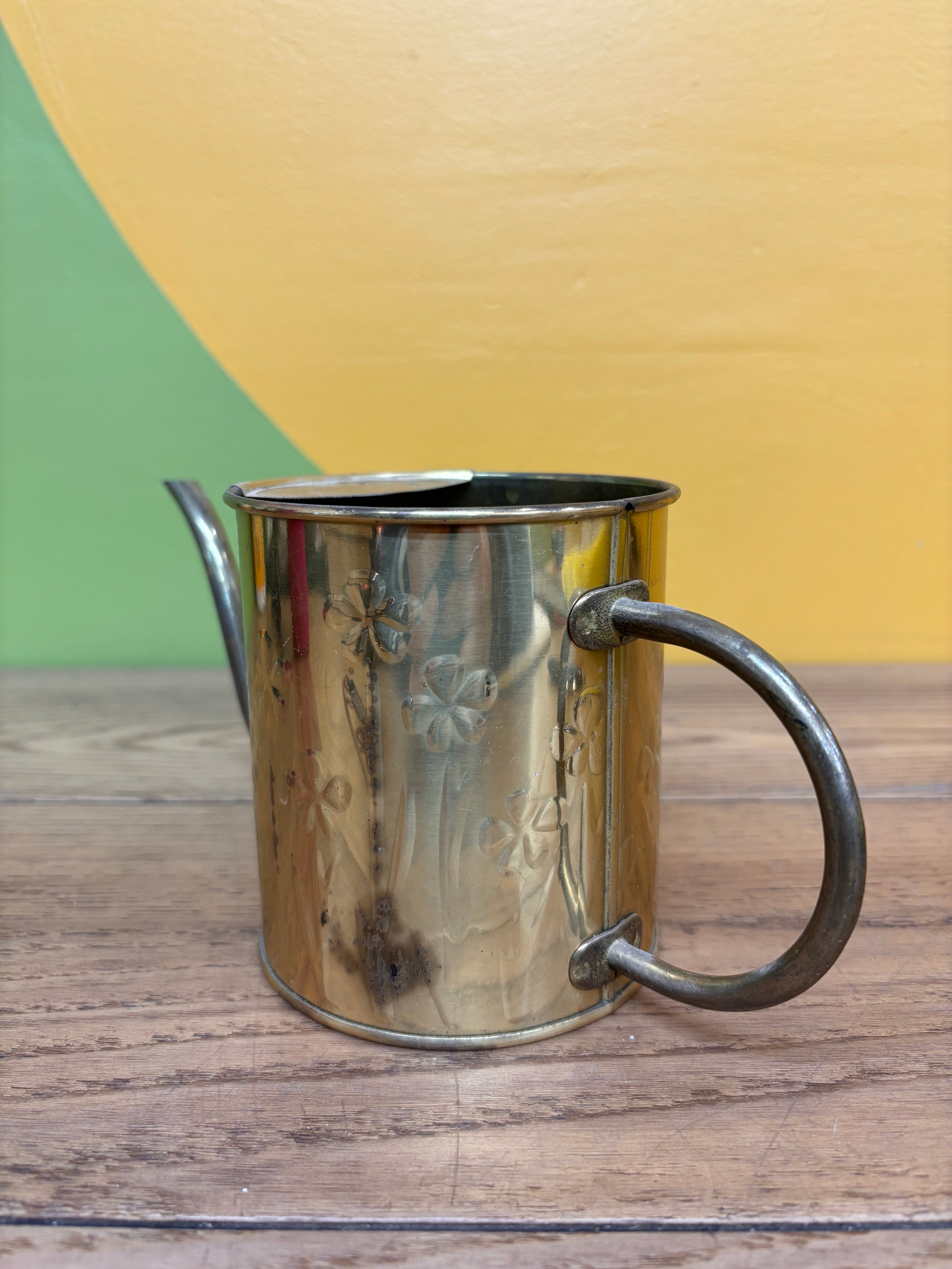 Gold Metal Watering Can