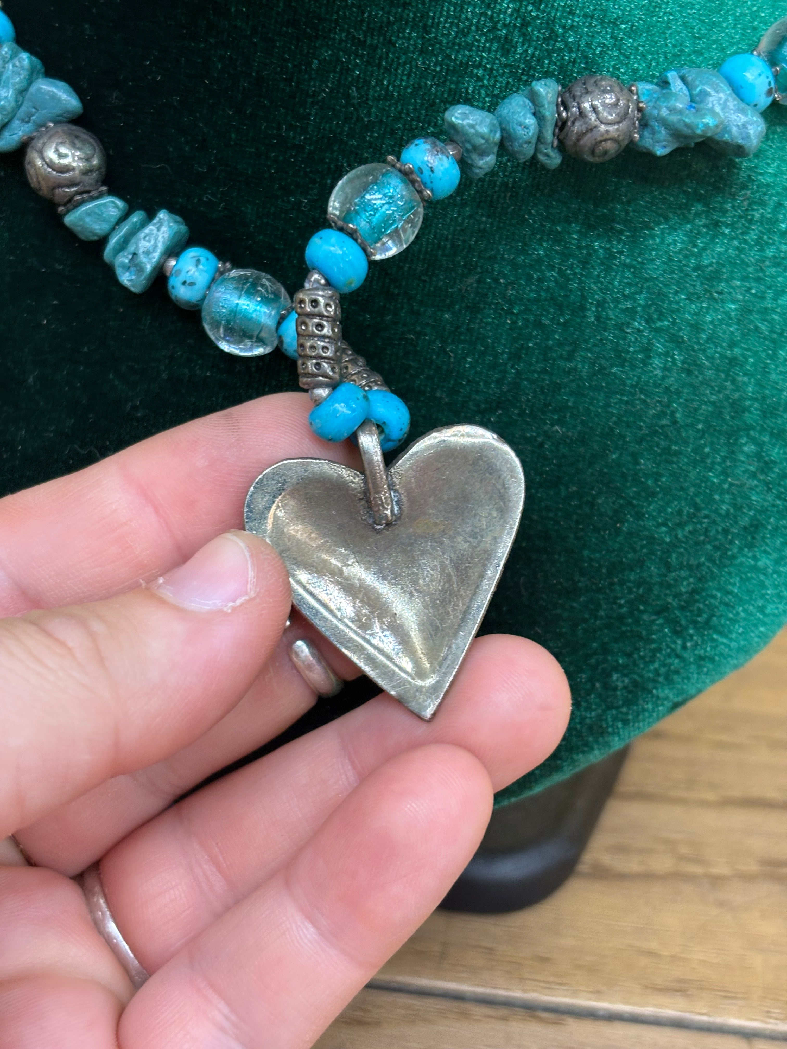 Blue Beaded Necklace