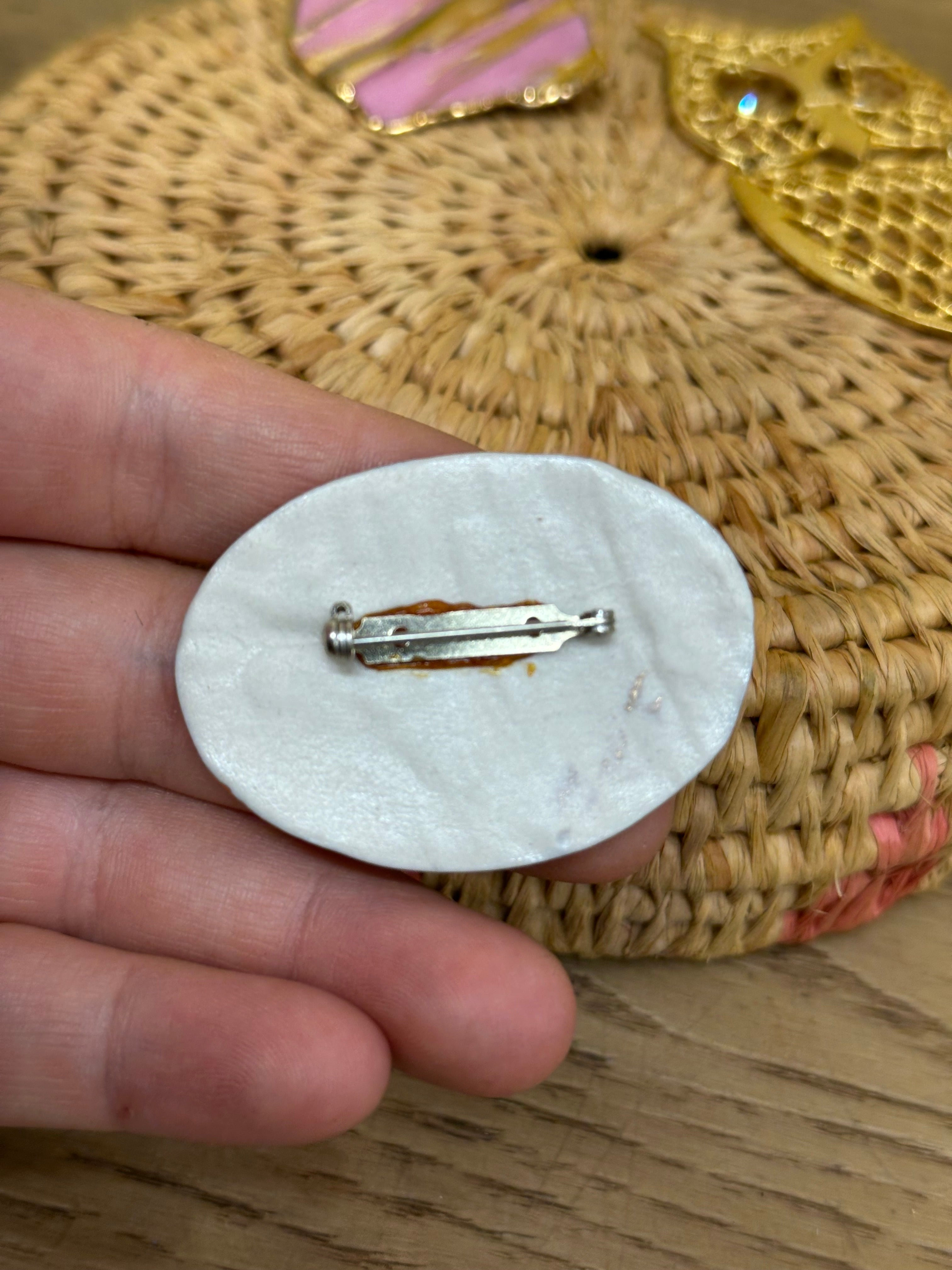 Bundle of Gold Tone Brooches