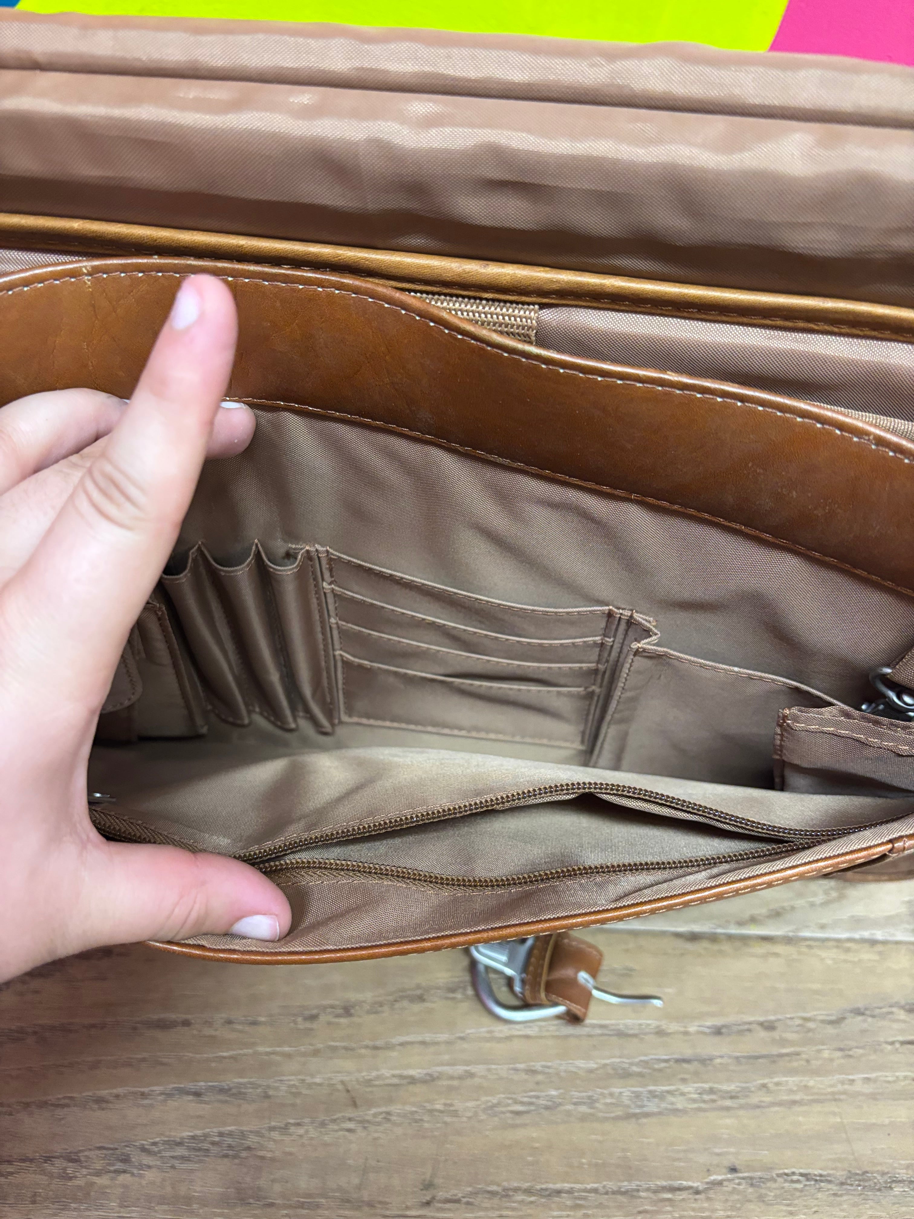 Light Brown Briefcase