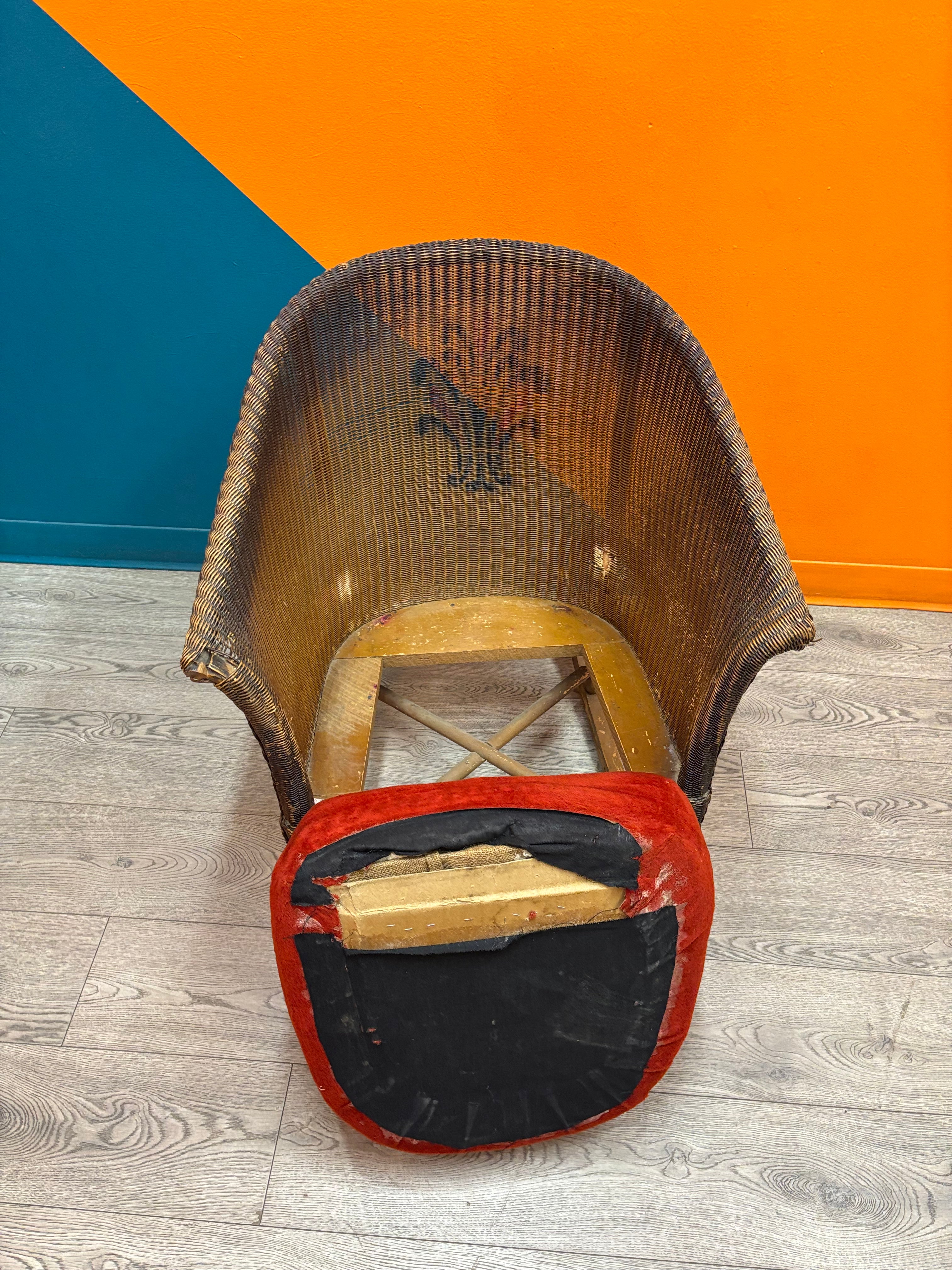 Wicker Rocking Chair with Cushion