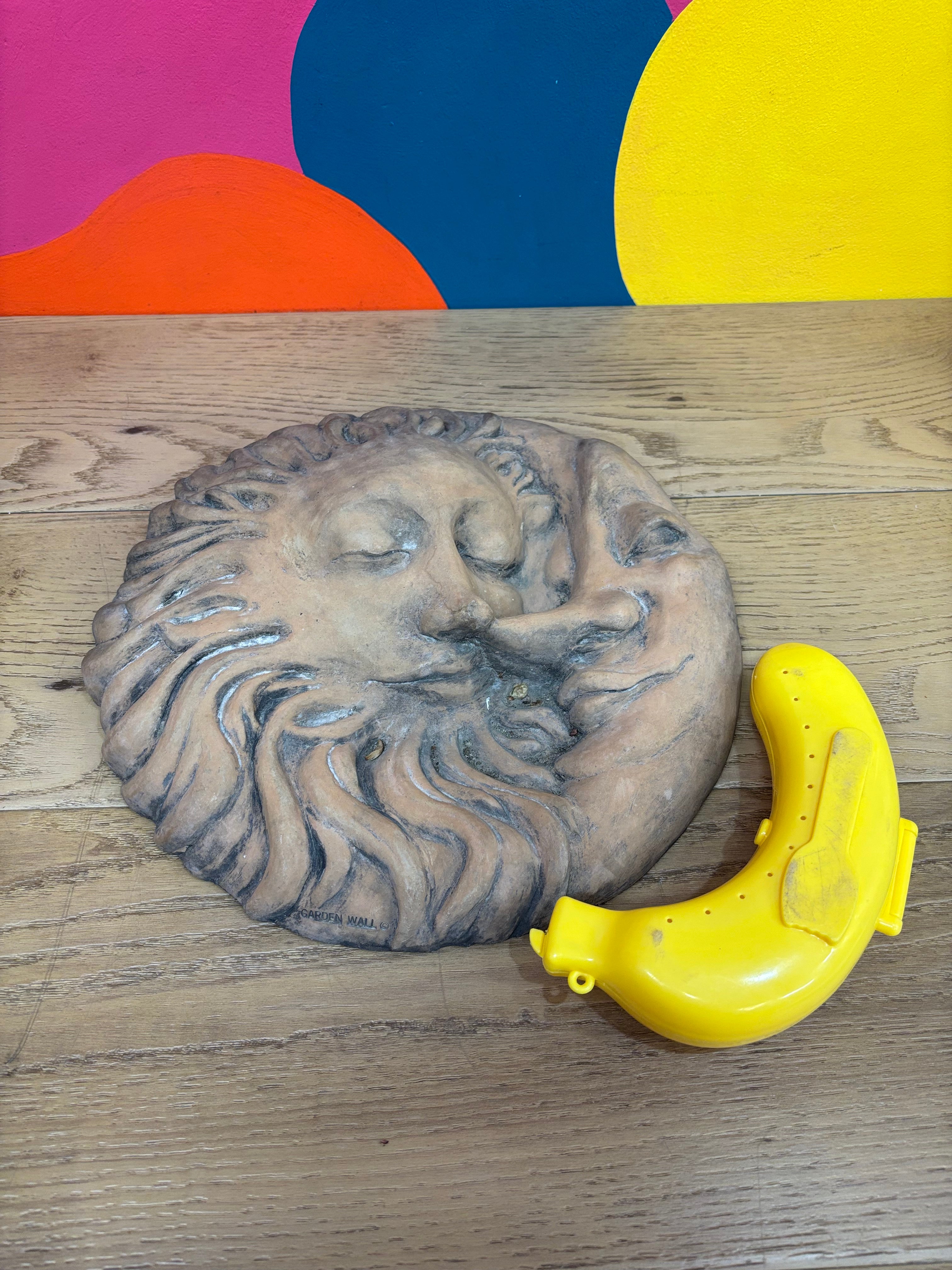 Wall Hanging Sun & Moon Plaque
