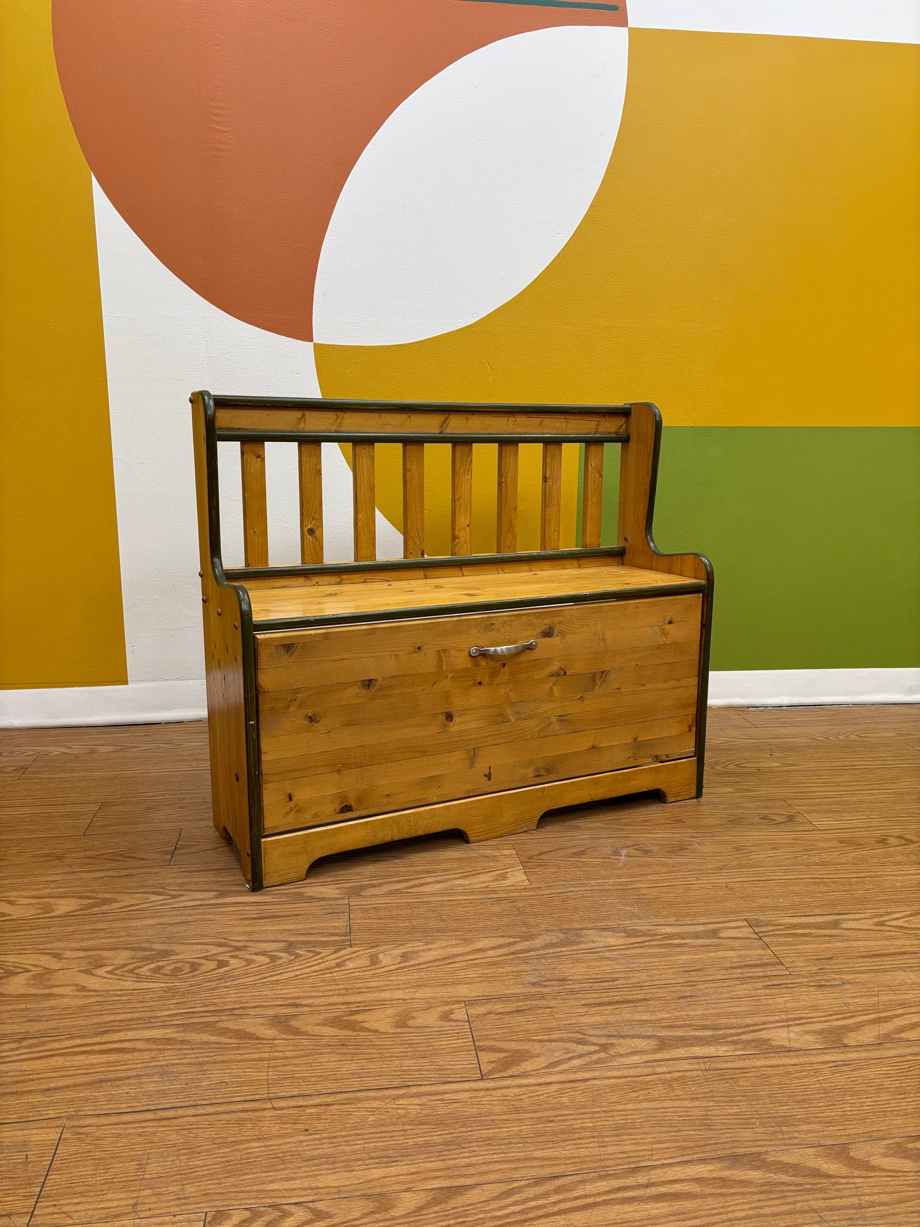 Wood Shoe Bench
