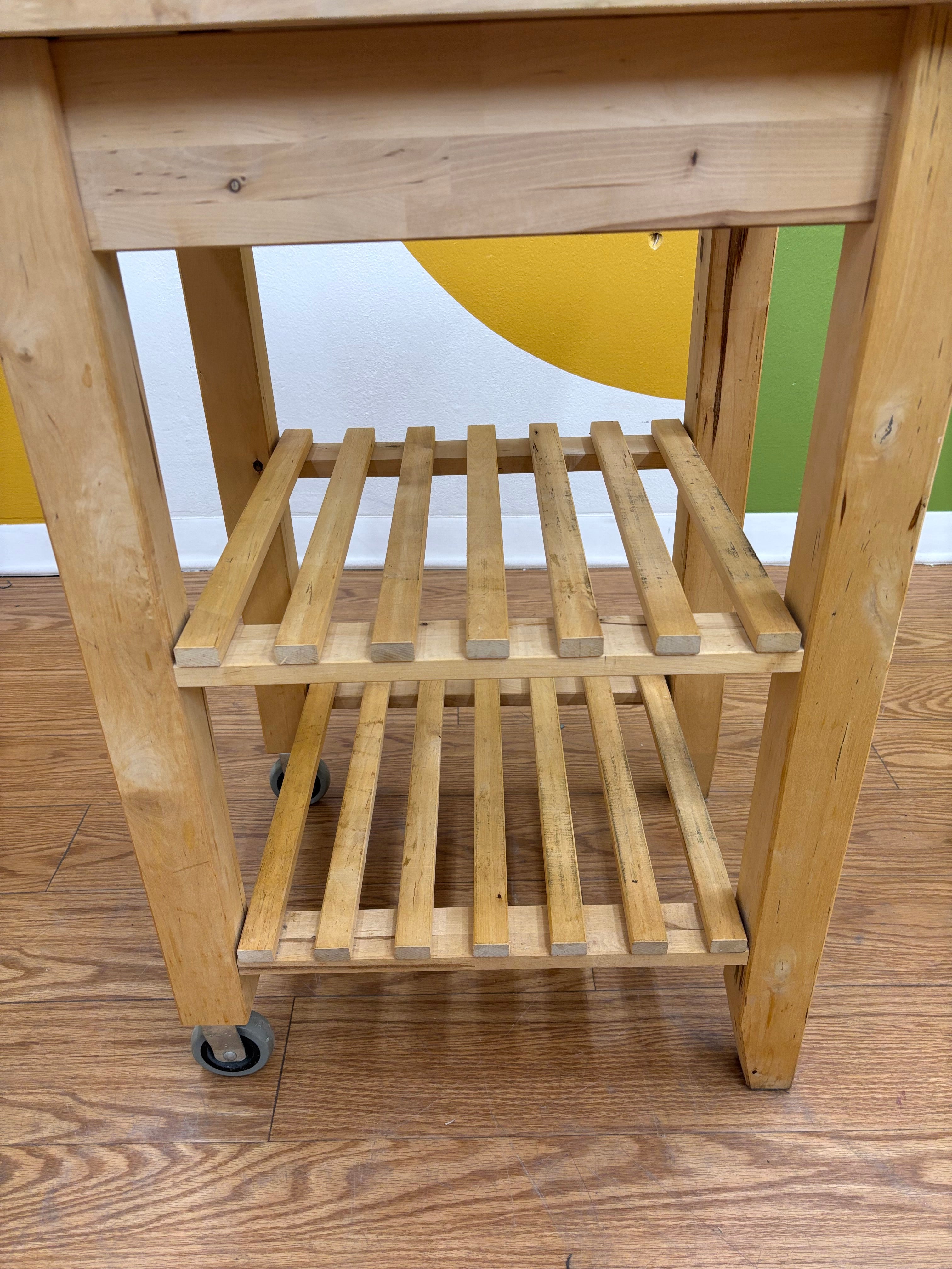 Wood Kitchen Cart #2