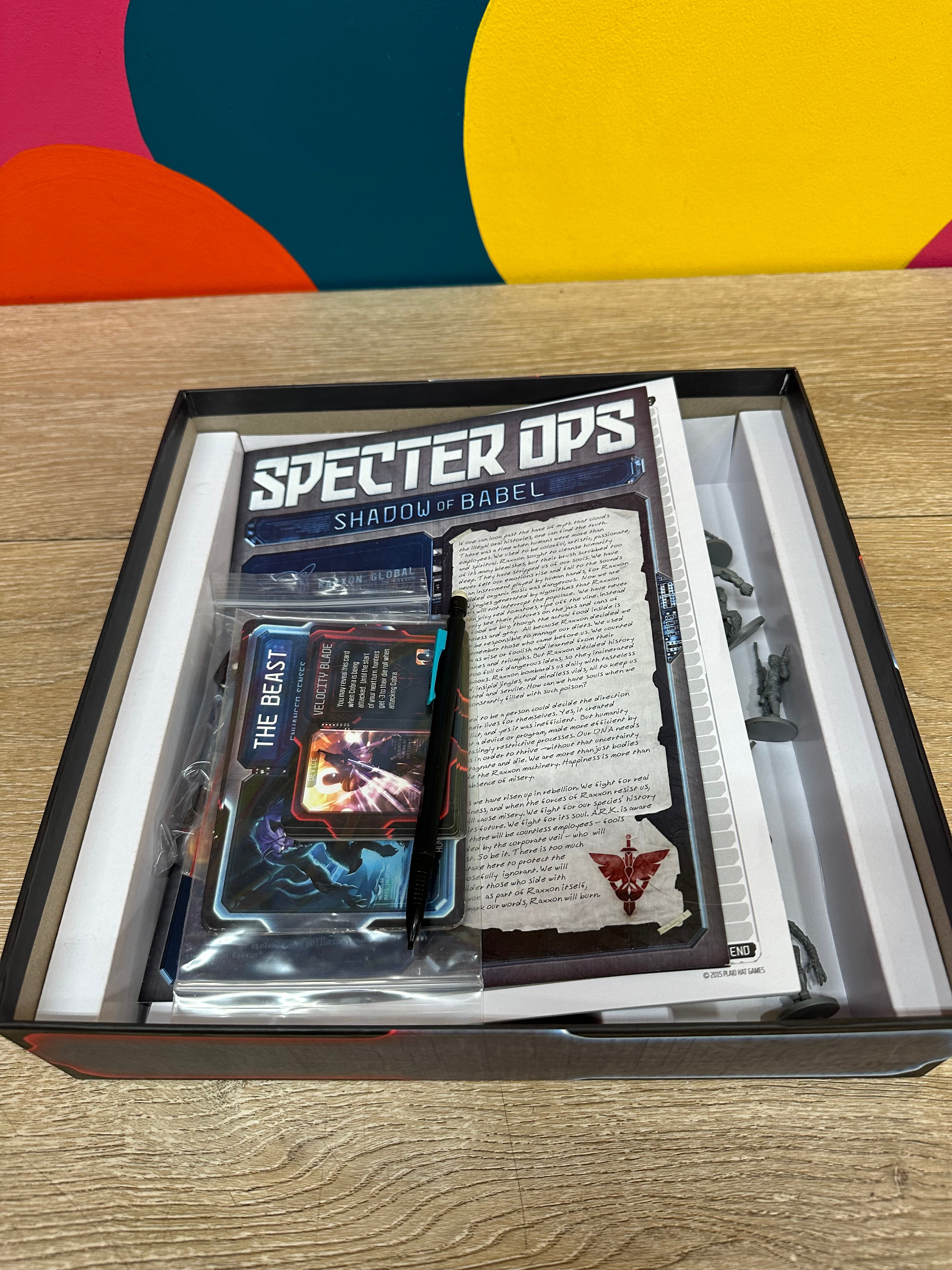 Specter Ops Board Game