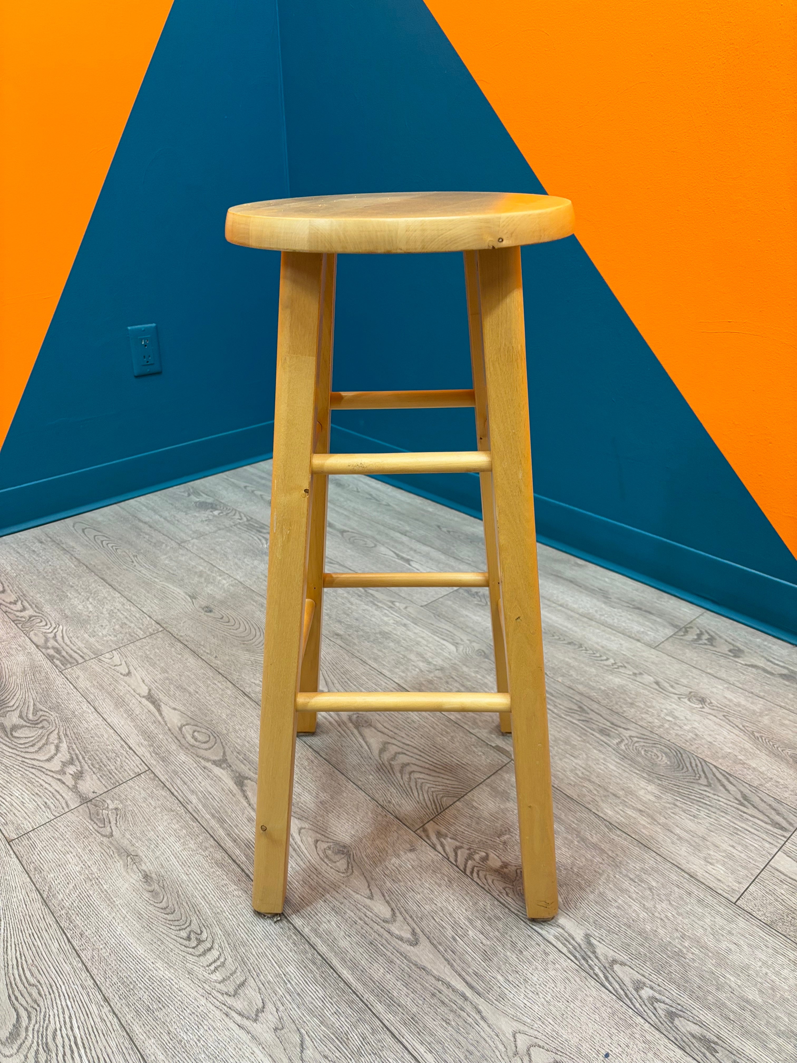 Wooden Bar Stool (2 available)