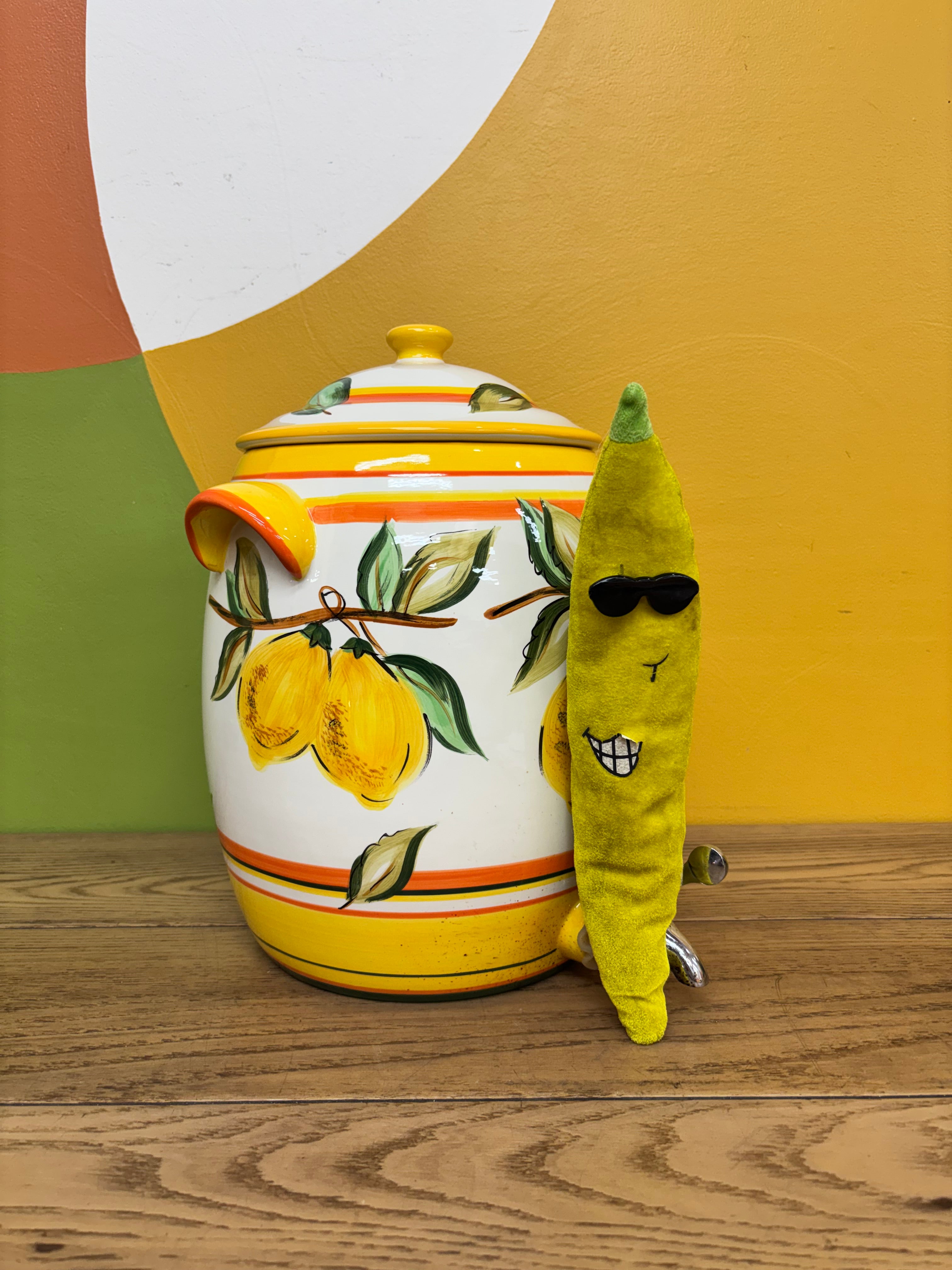 Large Lemon Beverage Dispenser