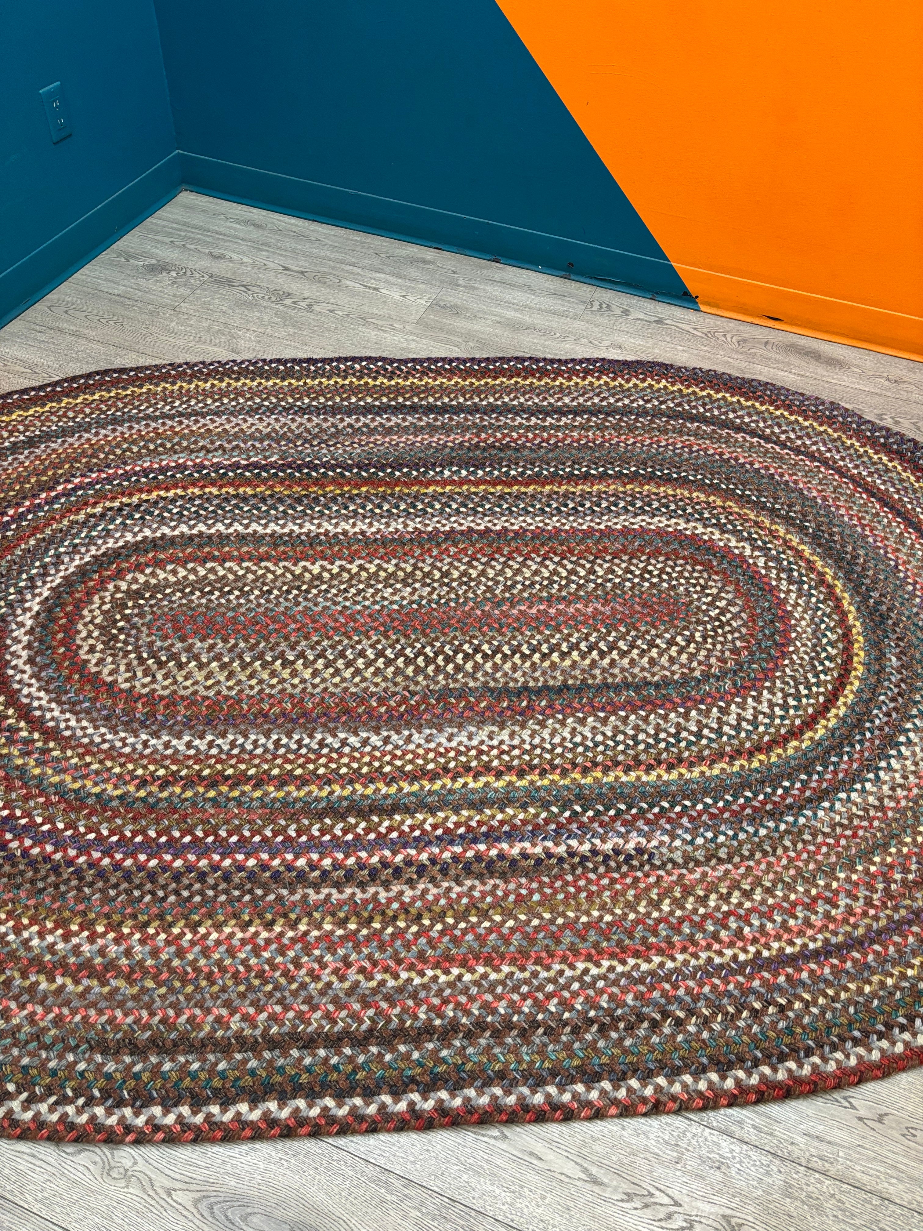 Woven Oval Area Rug #2