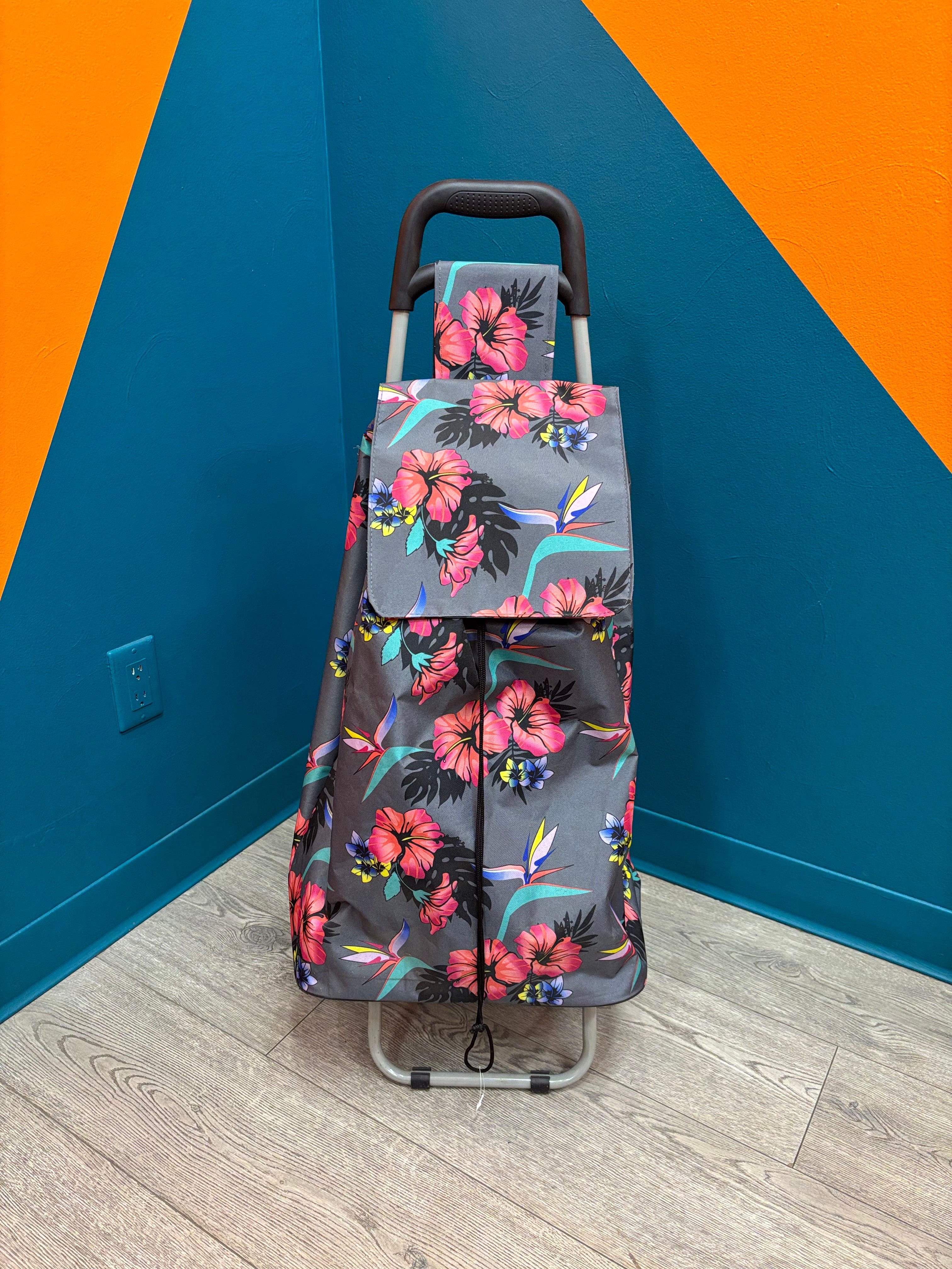 Floral Trolley Cart