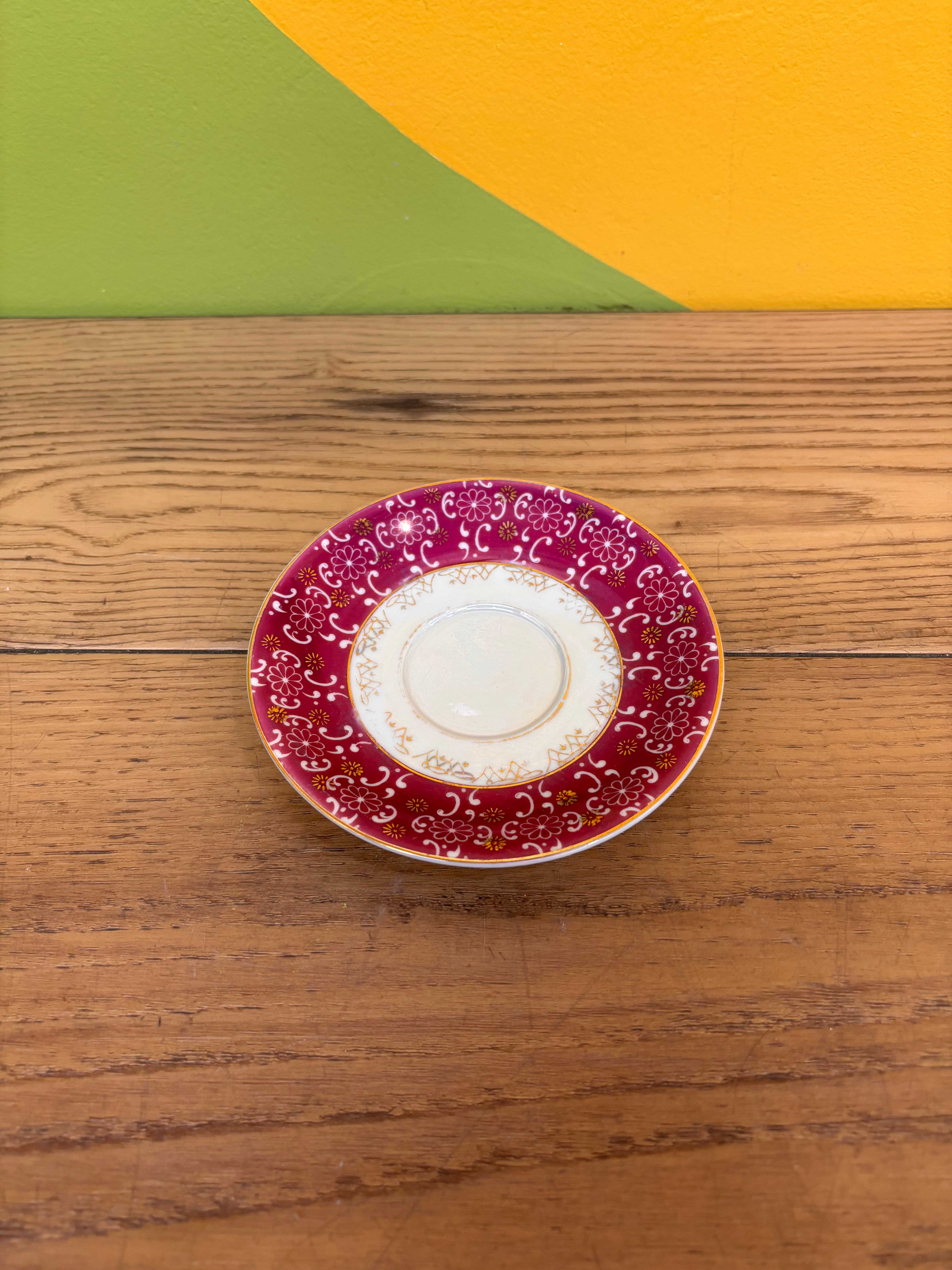 Set of 3 Teacups and Saucers