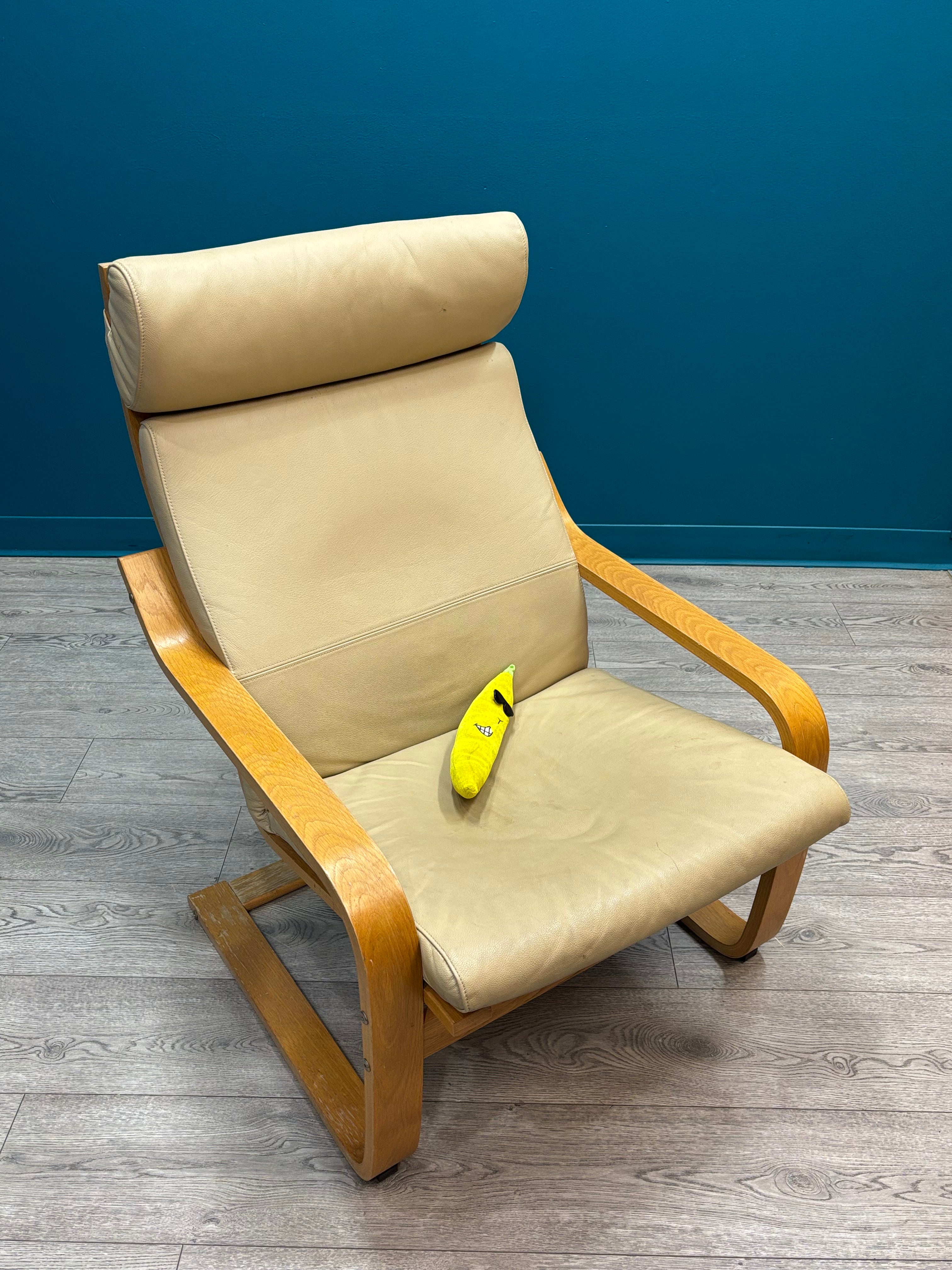 Cream Poang Armchair - IKEA (2 available)