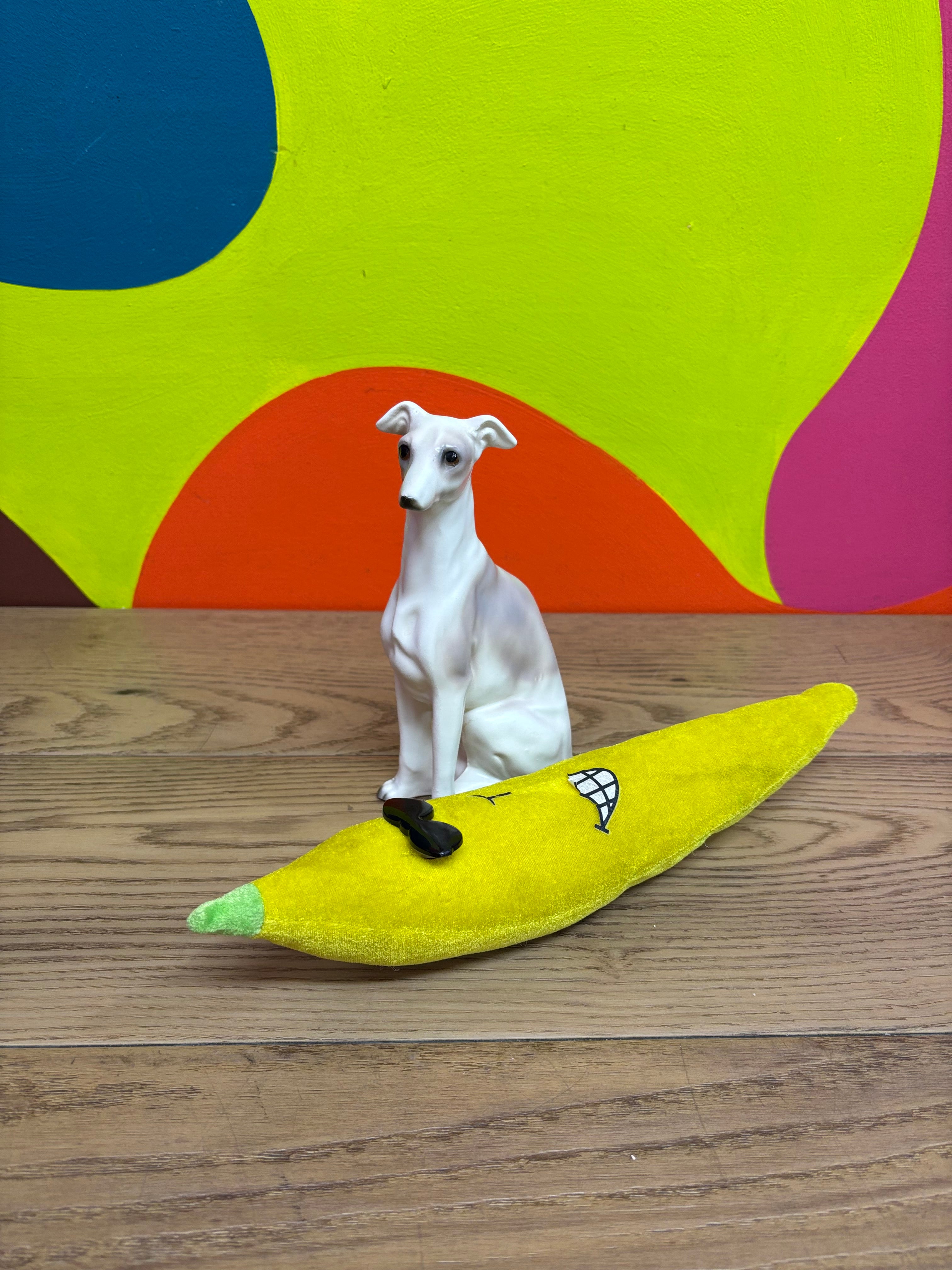 Porcelain Greyhound Figurine