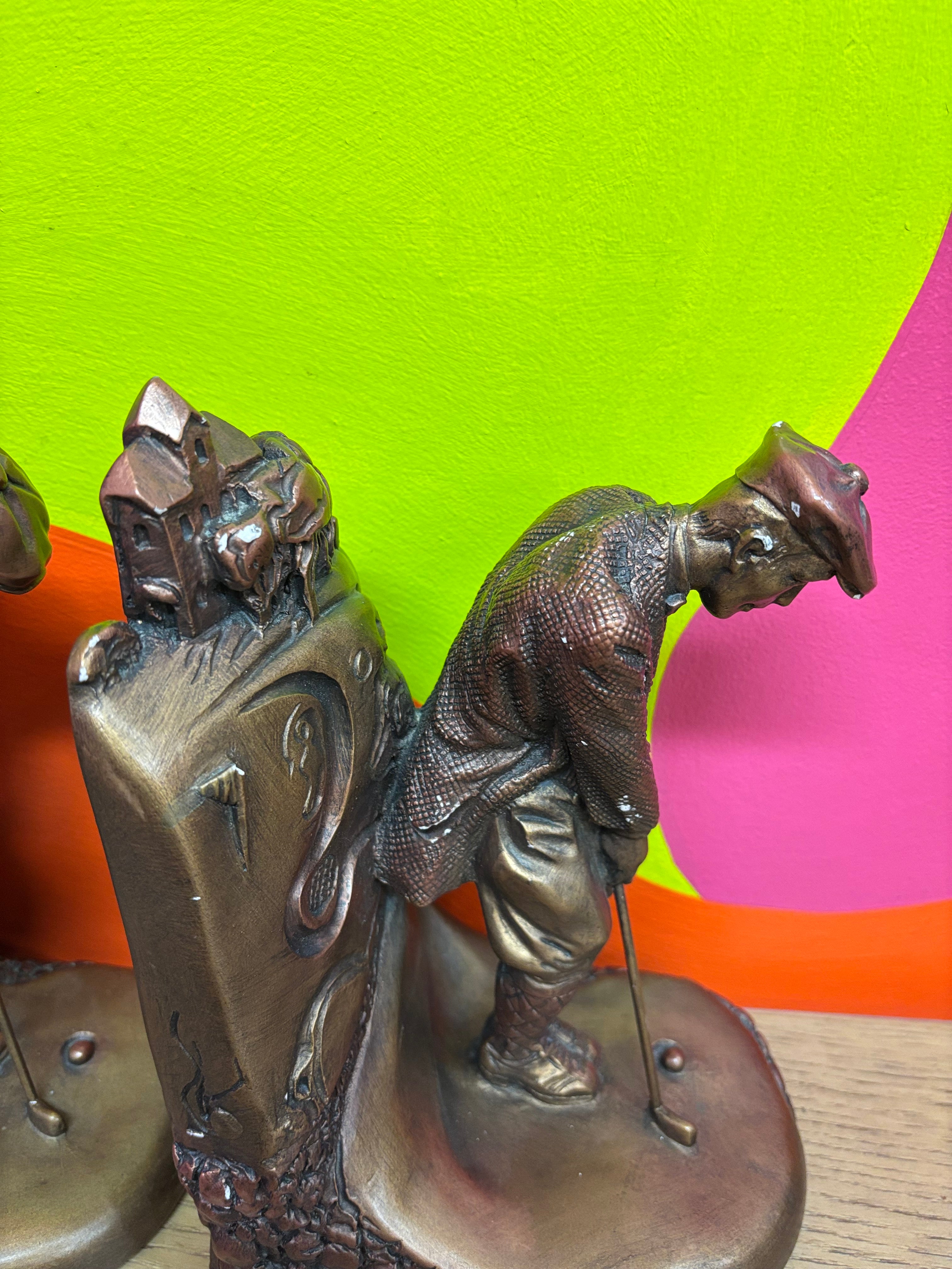 Golfer Putting Bookends (Austin Productions)