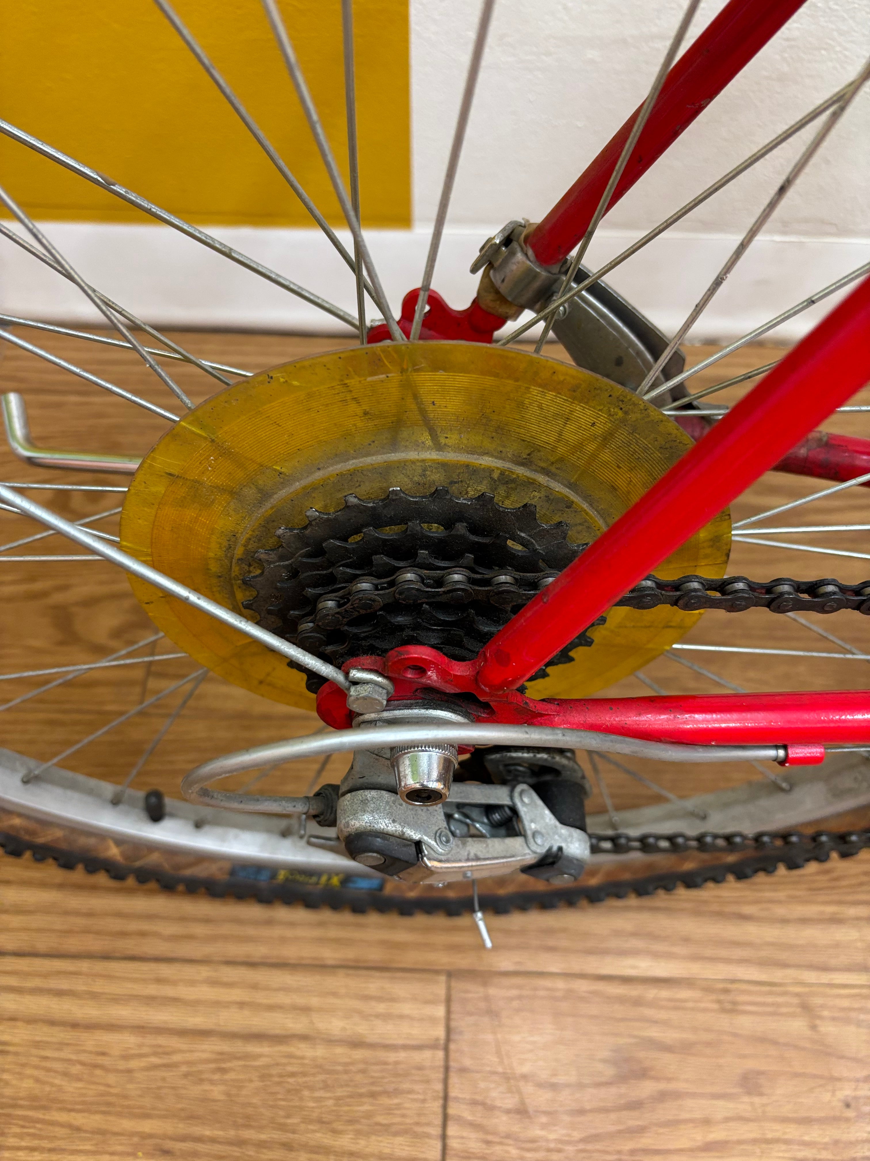 Red Raleigh Ozark Bicycle